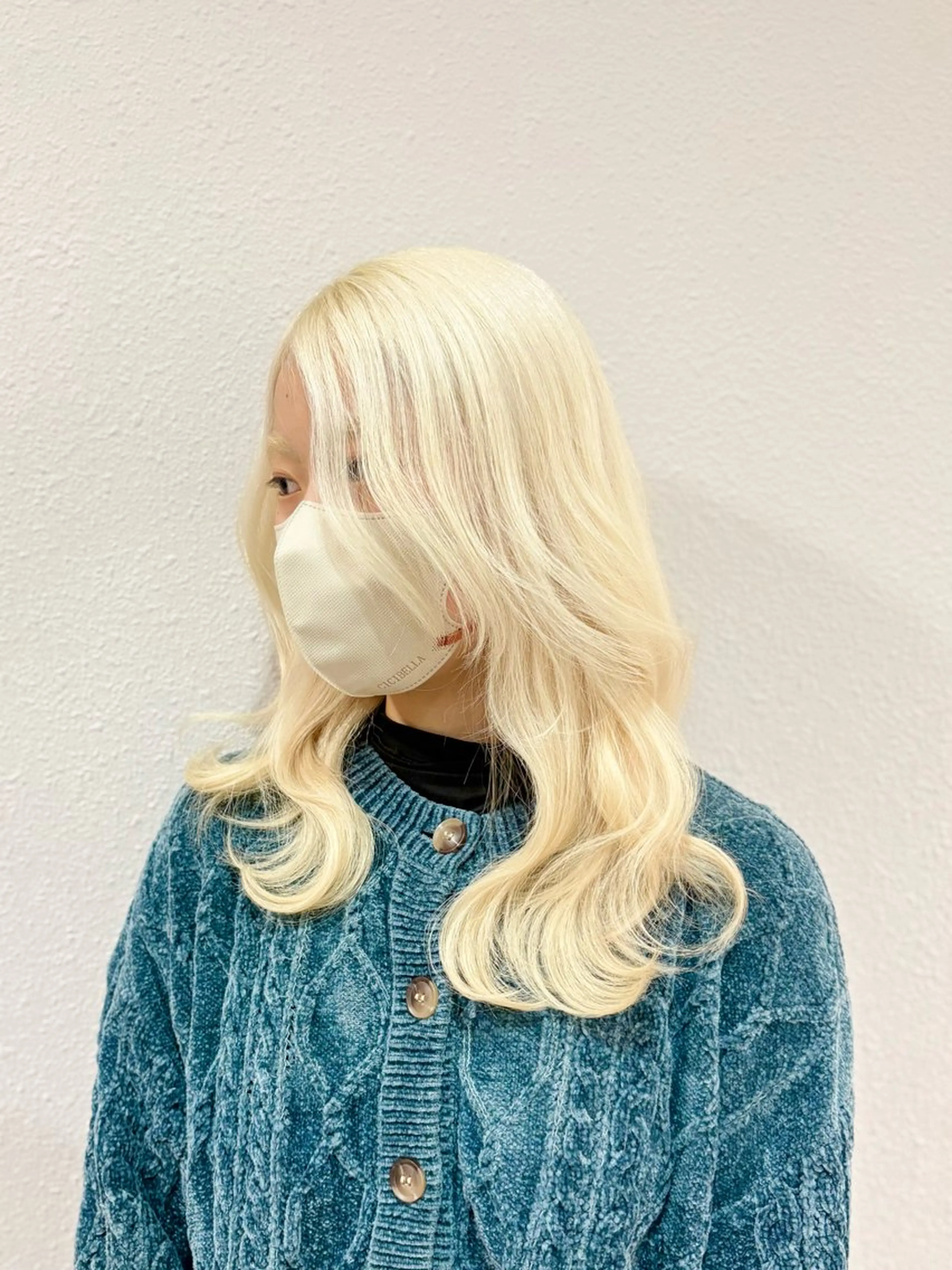 ロング カラー ヘアカラー トリートメント GaKu/ハイトーン /ブリーチ/レイヤーのヘアスタイル