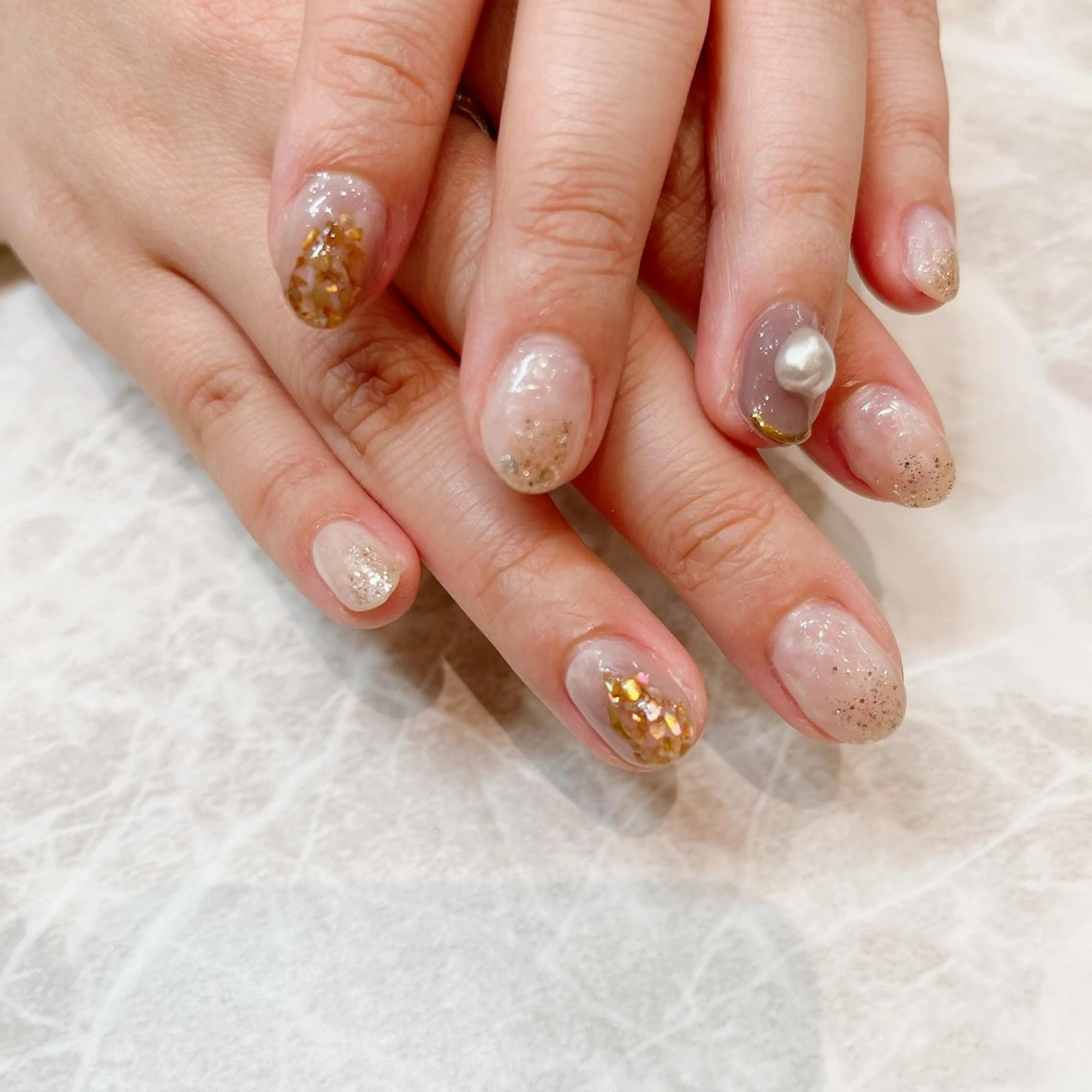 ネイル 卒業式 関谷 真登佳のネイルデザイン