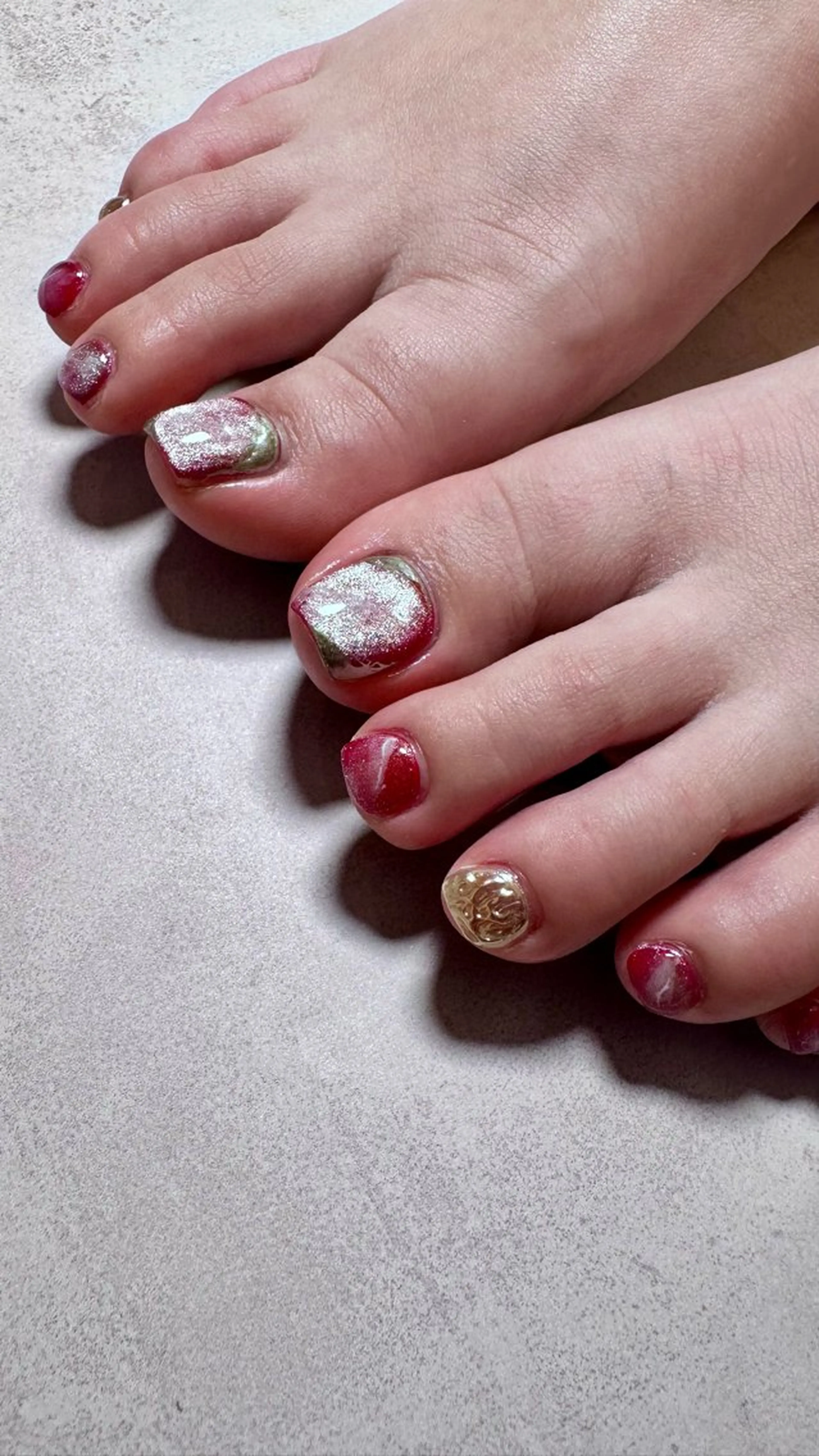 ネイル フットネイル ニュアンスネイル フットネイル Atelier Ariのネイルデザイン