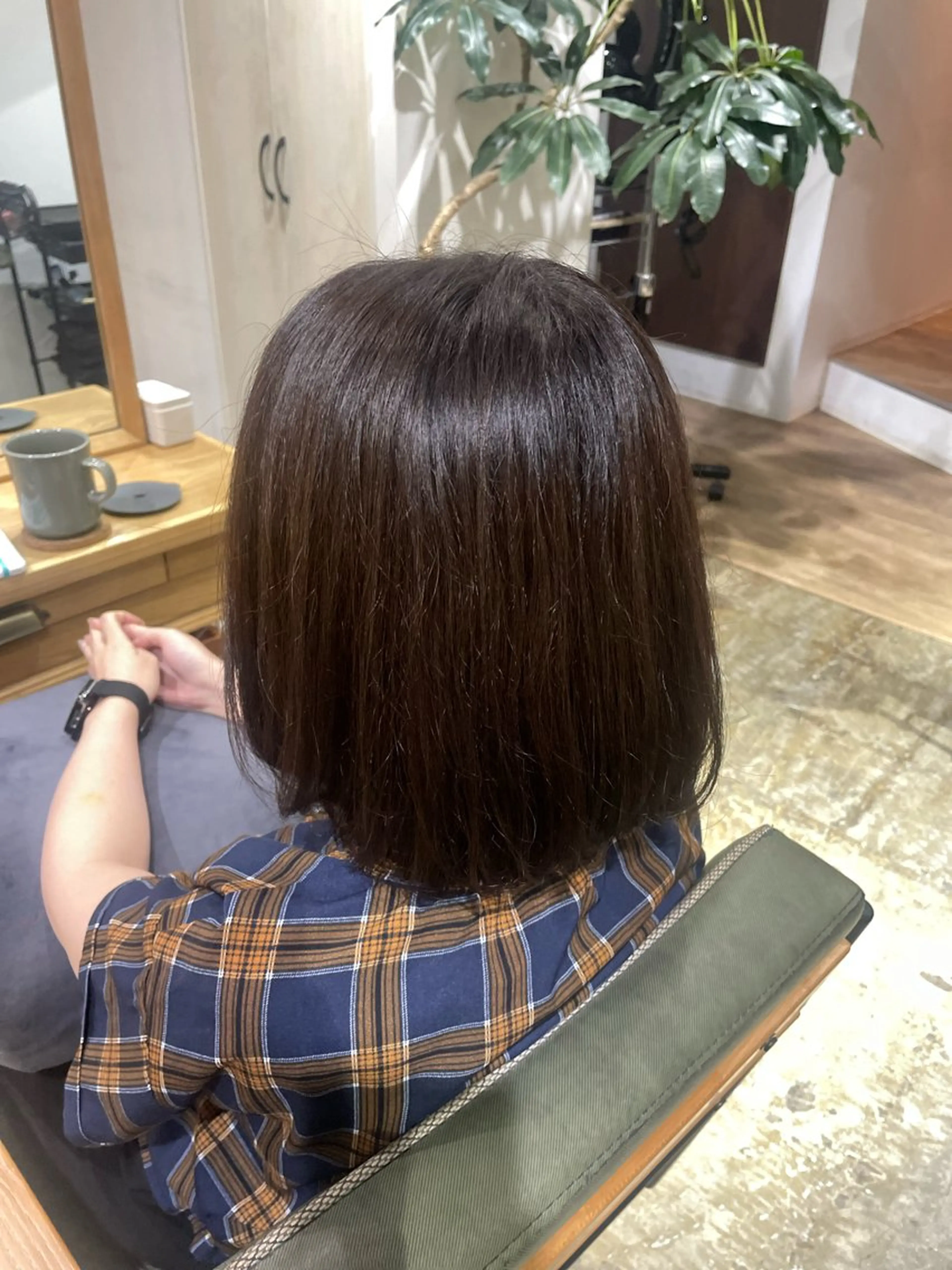 ミディアム アッシュ アッシュブラウン 🖤keina🖤 詳細必読:*･のヘアスタイル