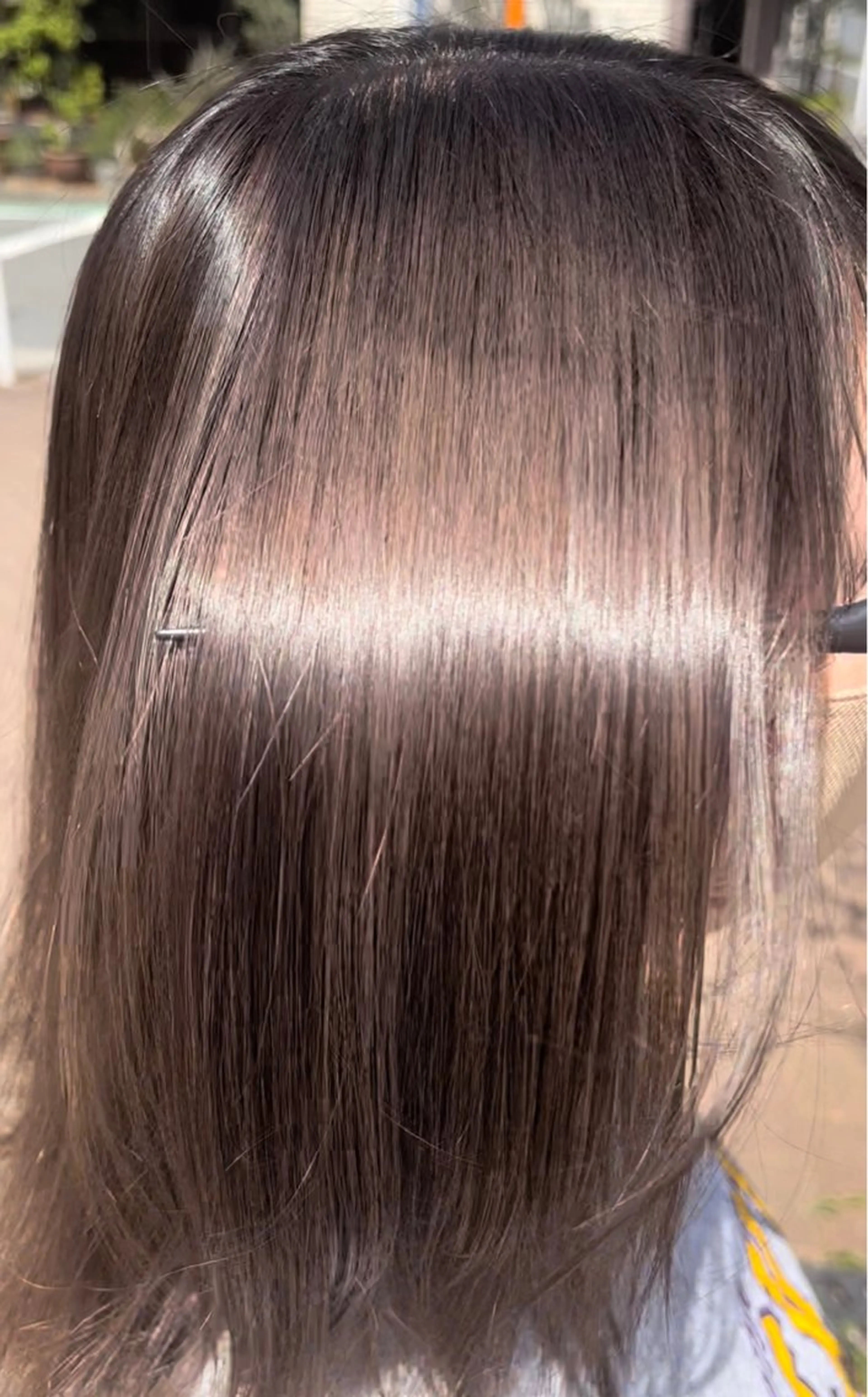 セミロング 縮毛矯正 トリートメント ヘアカラー トリートメント Go   Today シェアサロン　横浜店所属・【ただの天才 🎨】のヘアスタイル