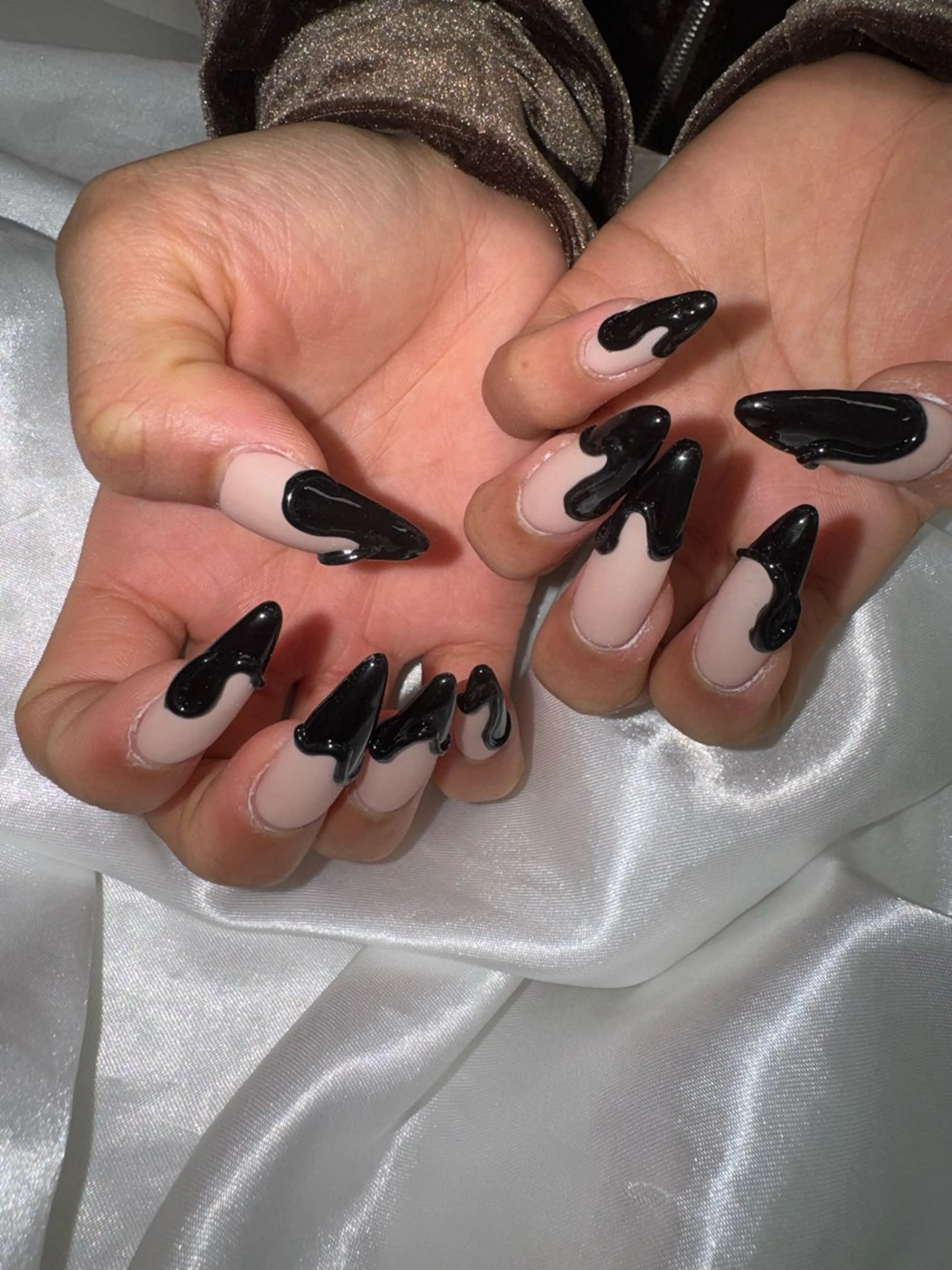 ネイル ロングネイル 持ち込み ハンドネイル 🌺Bianca立川 HAGA🌺のネイルデザイン