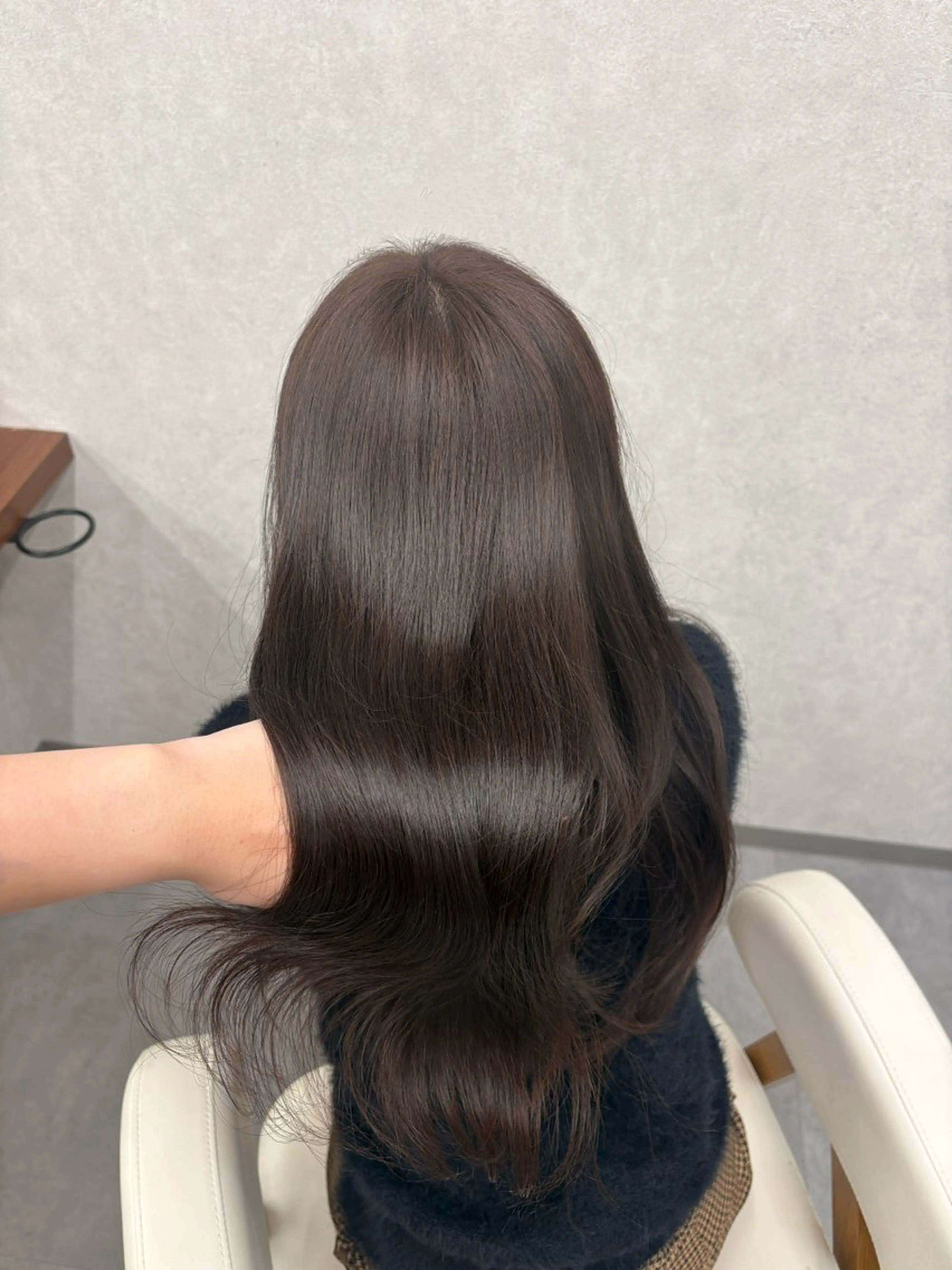 セミロング カラー ヘアカラー VIEW YOKOHAMA所属・透明感カラー ／kana‎🤍のヘアスタイル