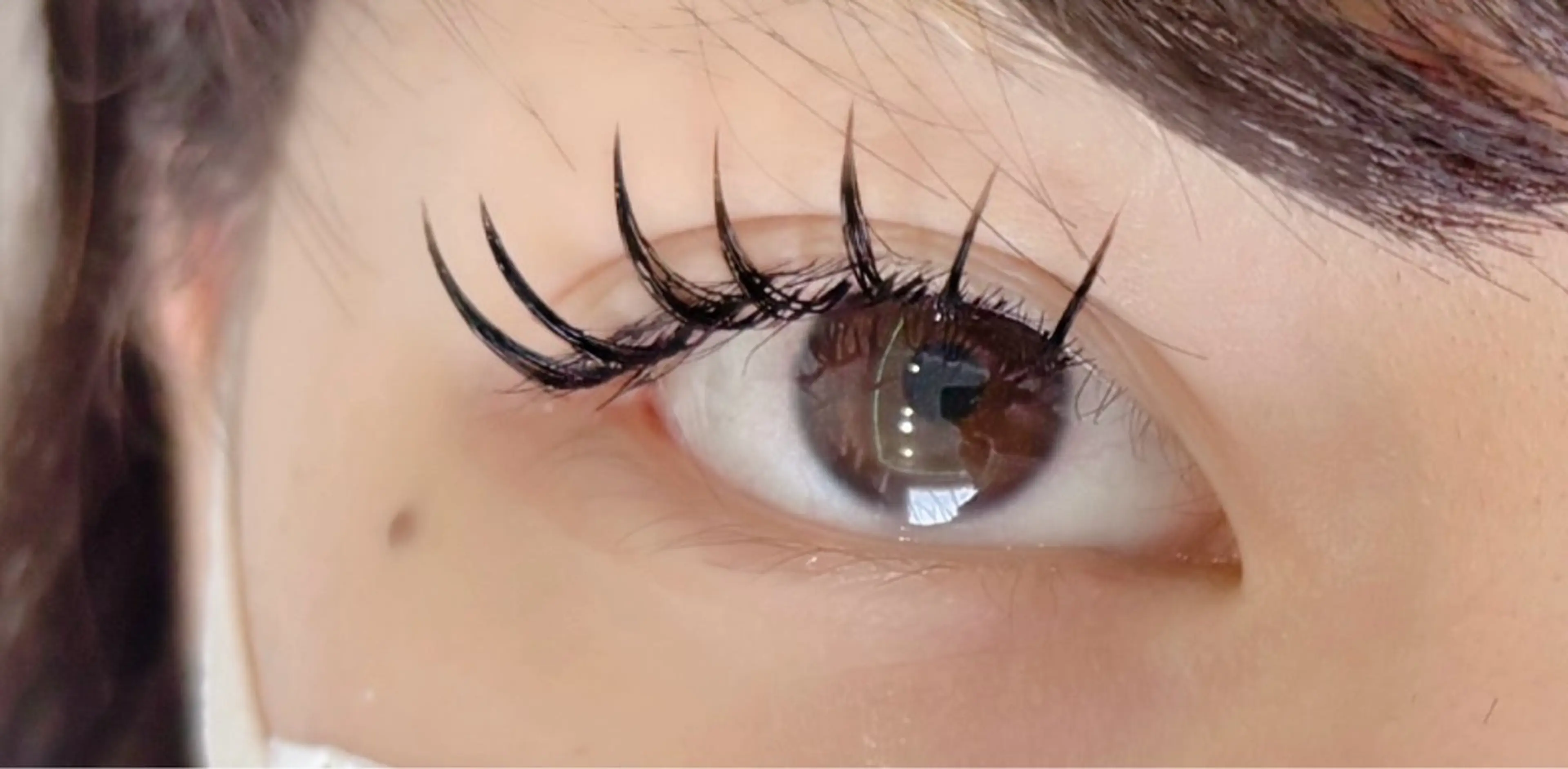 【U30限定❣️jrマツエク】フラットラッシュ100本(オフ無料)⭐️の写真