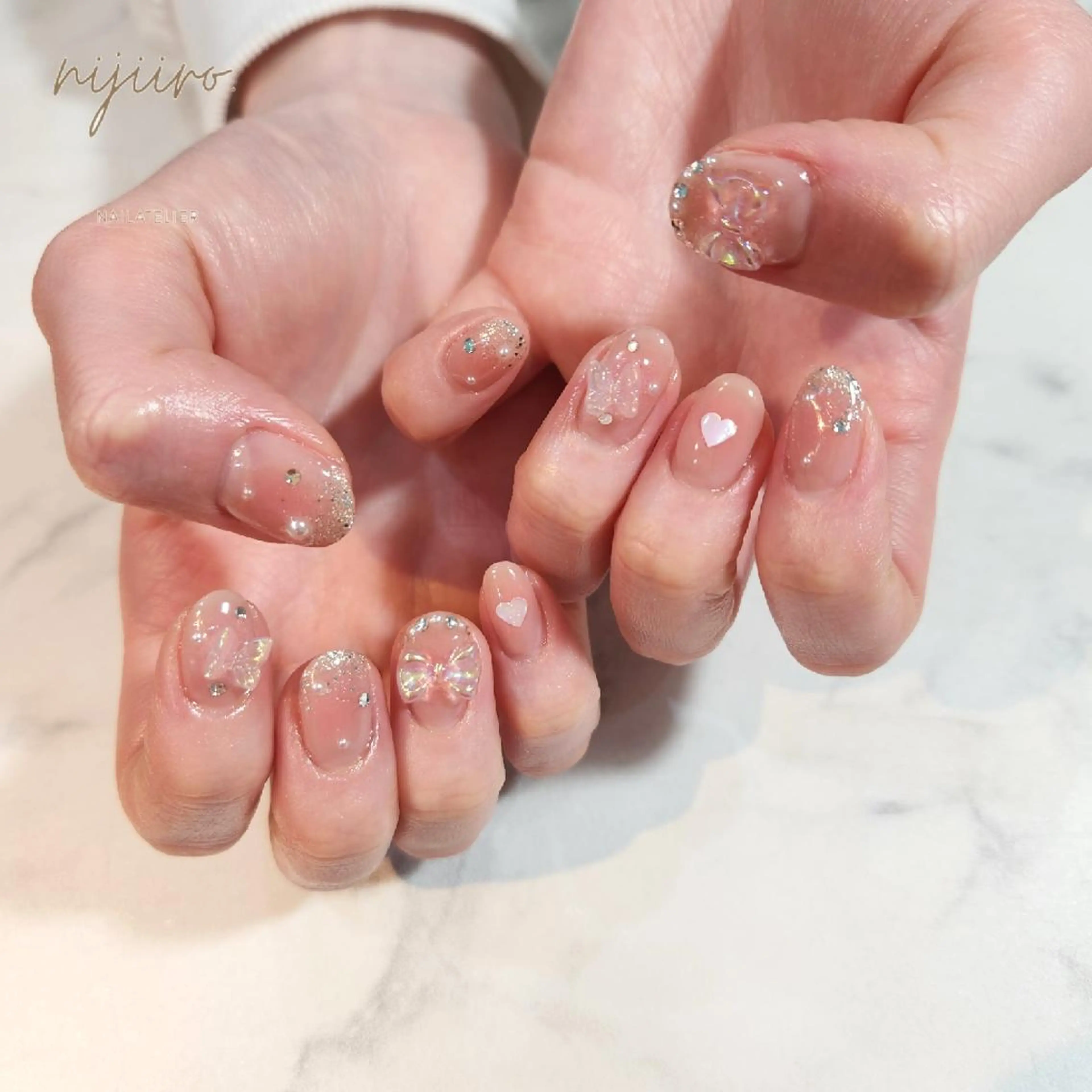 ネイル ハンドネイル nailatelier nijiiro.所属・nijiiro🌈 サトウのネイルデザイン