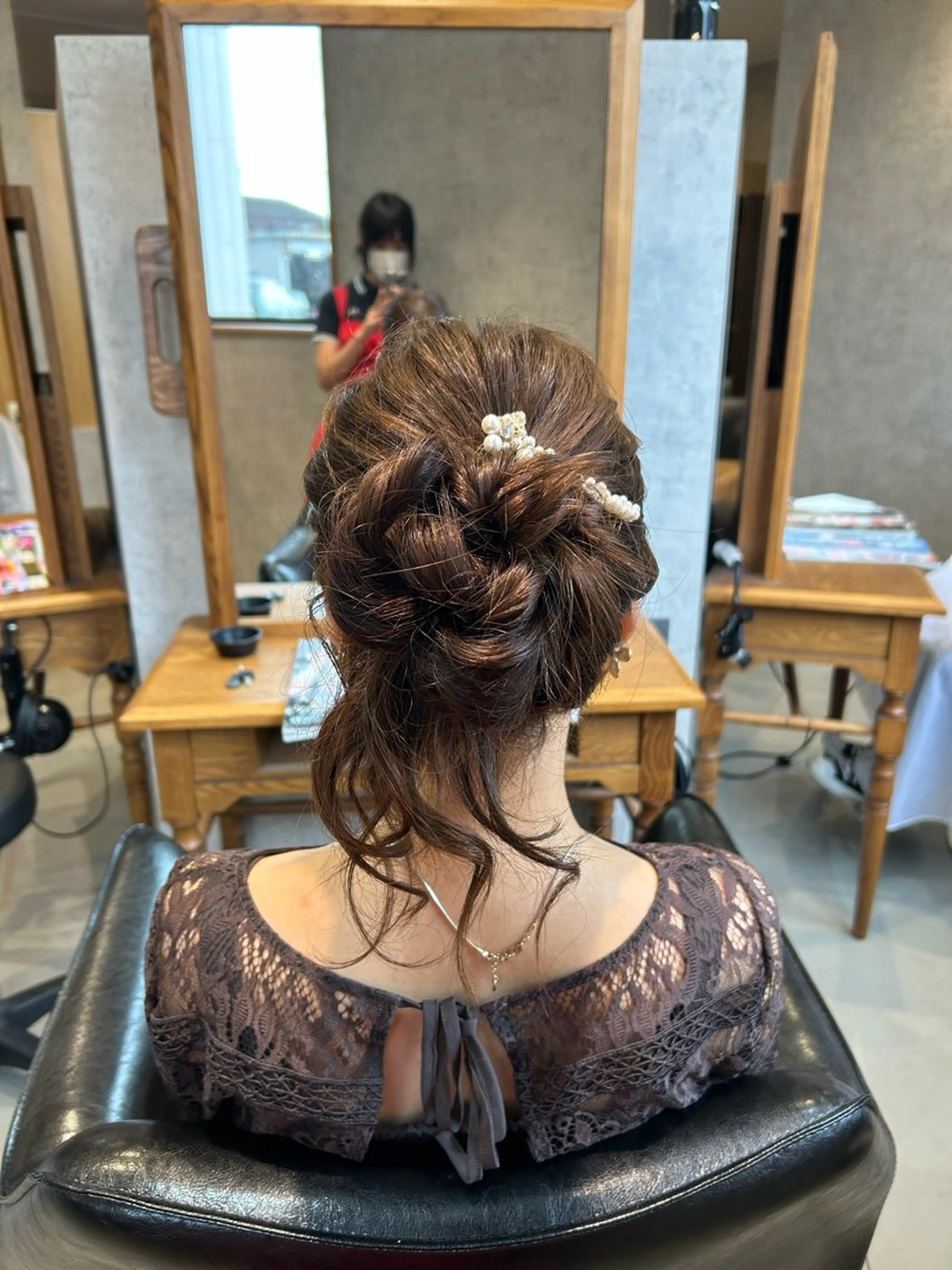 ロング ヘアアレンジ suri-ru hair【スリールヘアー】所属・FURUSAWA AOIのヘアスタイル