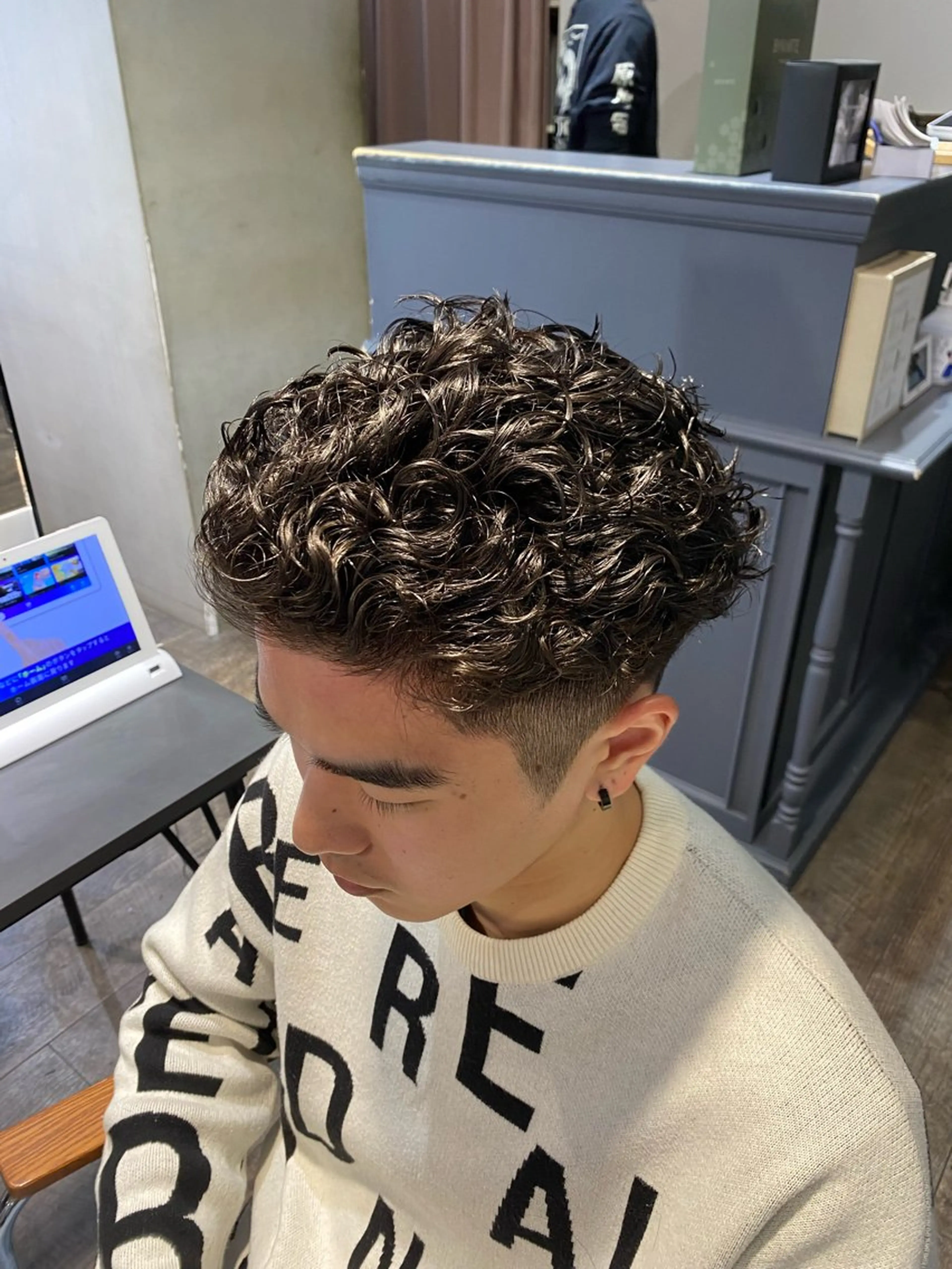 【minimo限定価格✨】今だけ❗️メンズ限定🧔‍♂️いかつめに決めたいあなたに。人気の極道パーマの写真