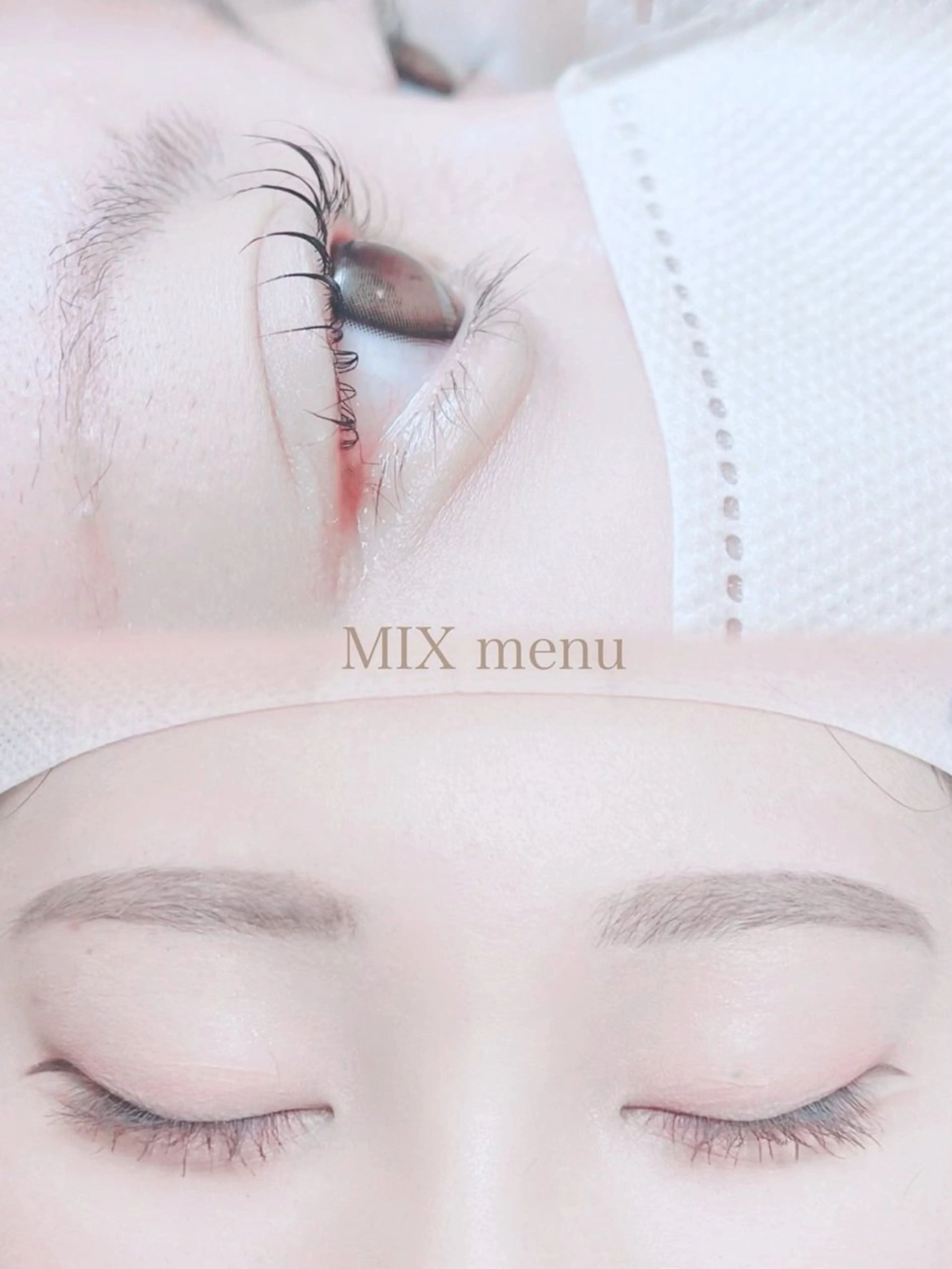 🧸美眉ワックス【眉カット➕眉メイク仕上げ】とまつ毛パーマ【アイシャンプー➕美容液付き】のセット♥️の写真