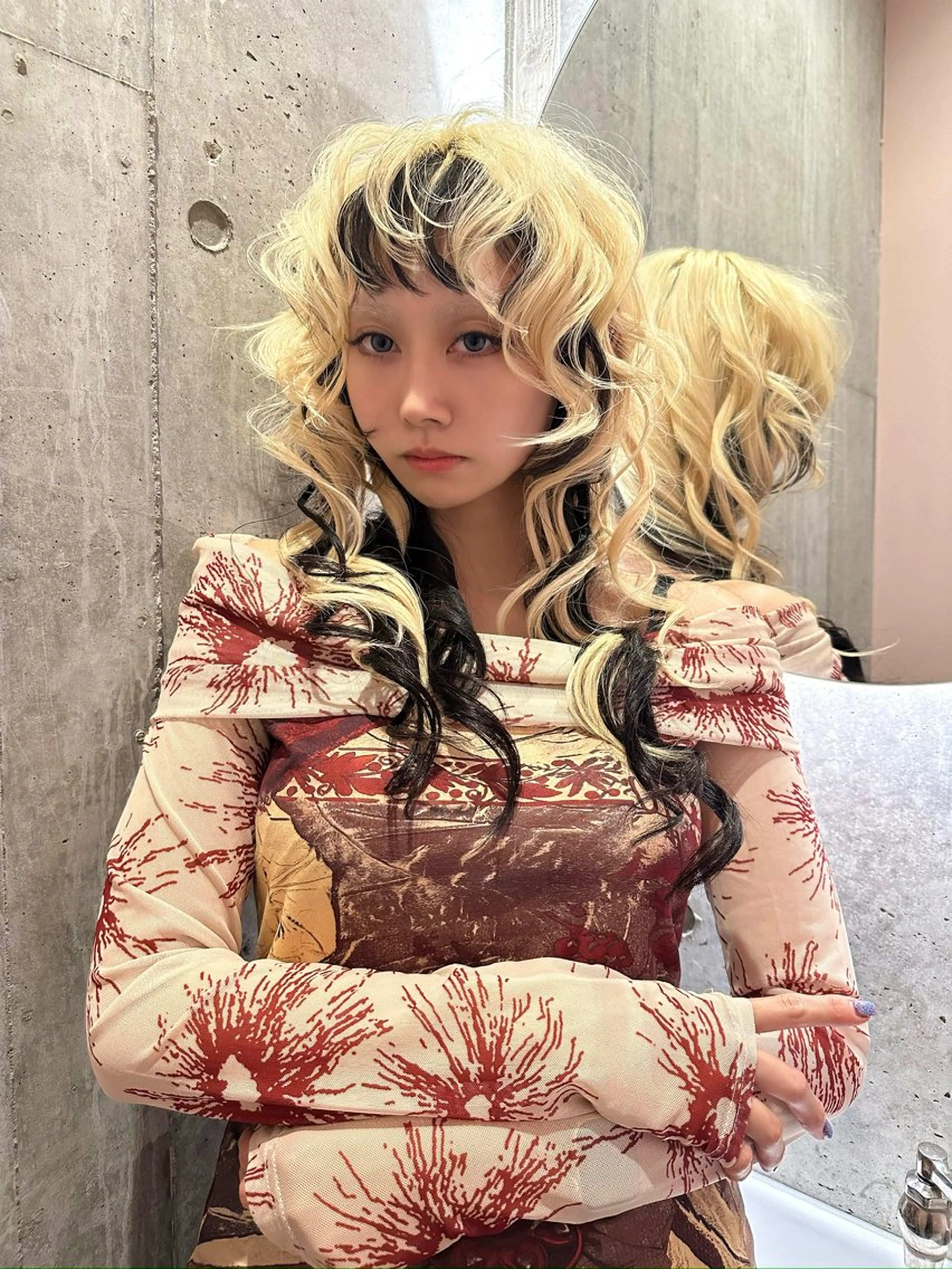 【👑1、2月限定特別クーポン👑】ケア剤たっぷり🤩ブリーチカラー💇　U24限定❗️の写真