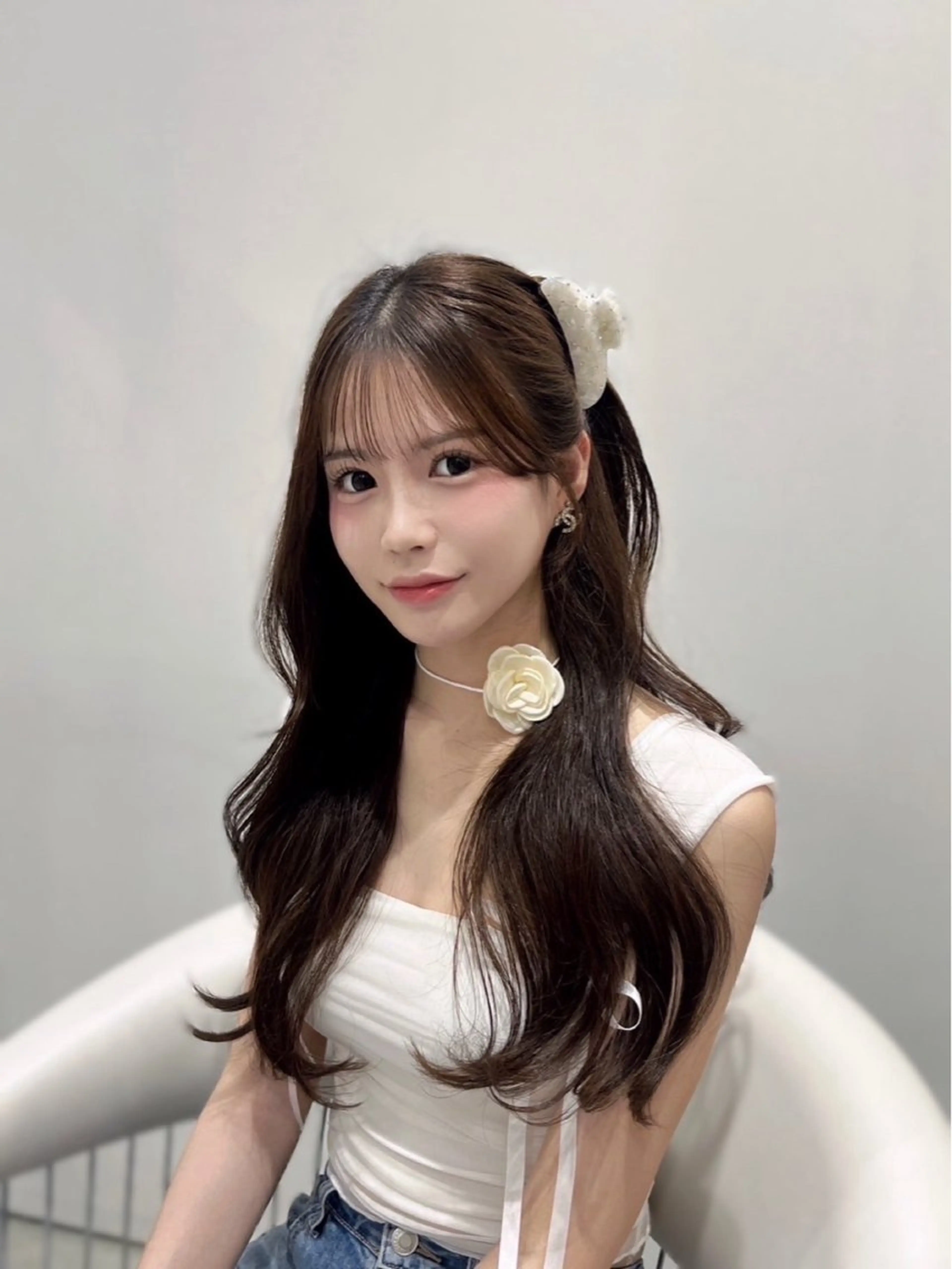 ロング 木村 宙奈のヘアスタイル