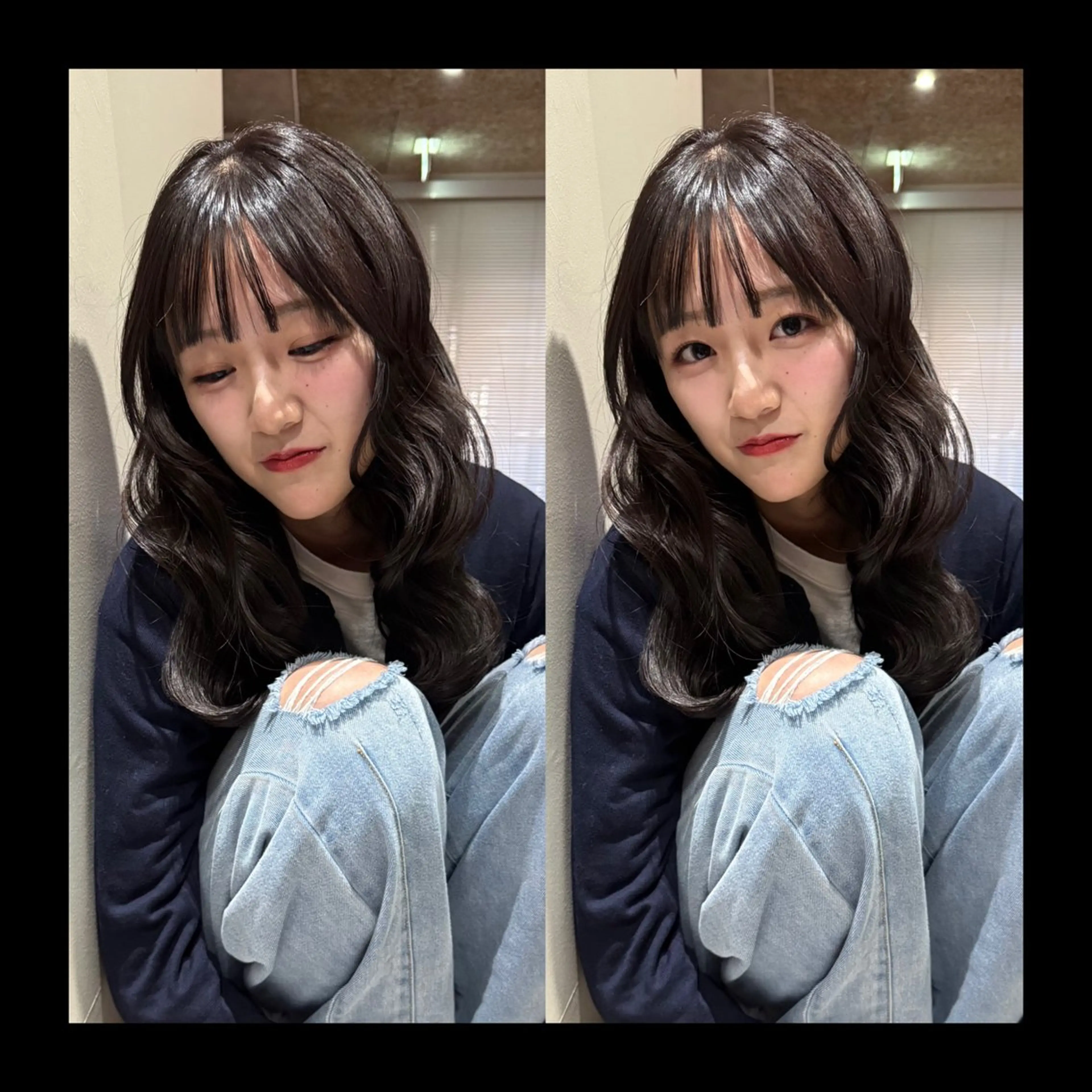 ロング カラー カット ヘアカラー トリートメント mai / linoah˚✧のヘアスタイル