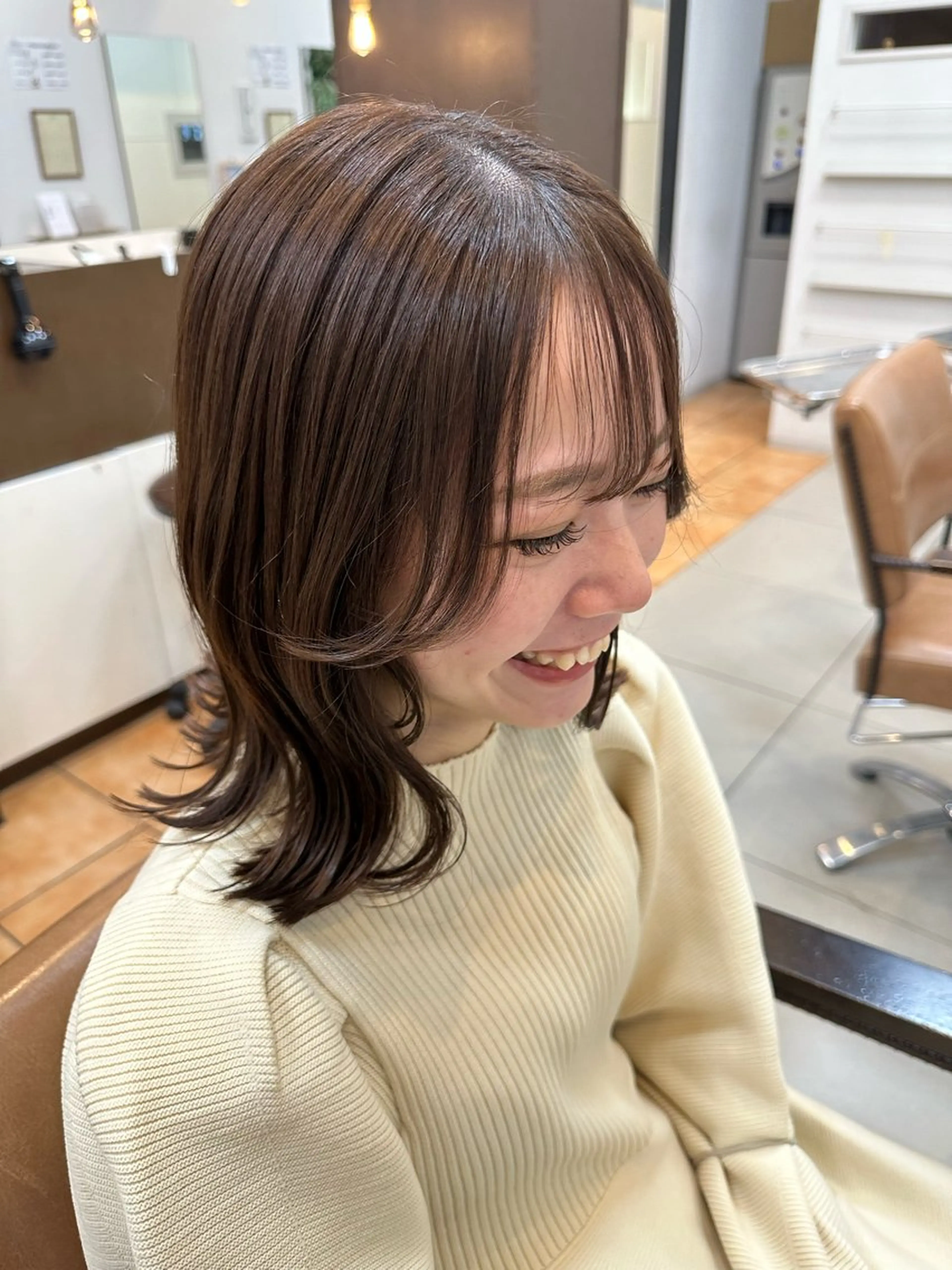 👼🏼艶カラー+トリートメントの写真