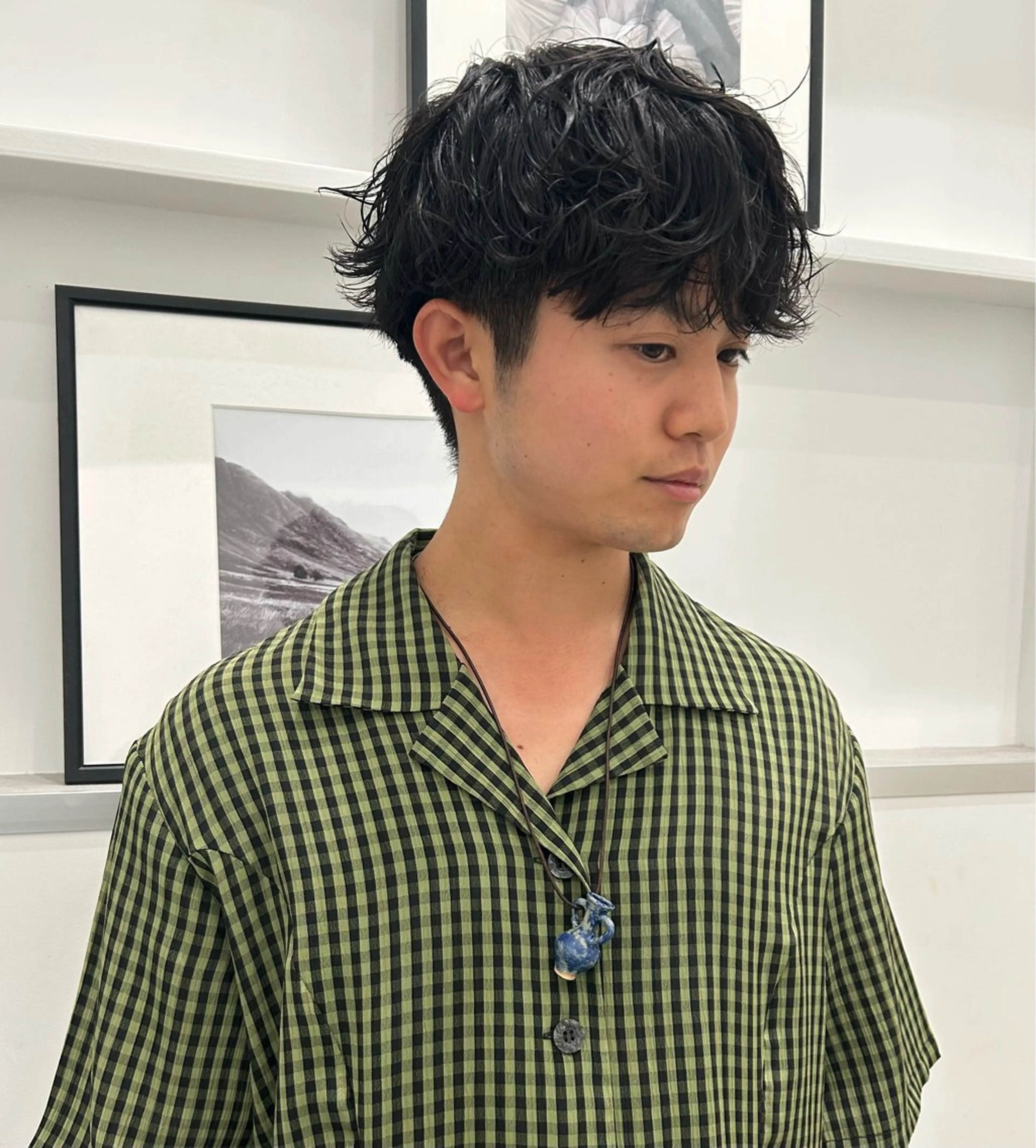 パーマ 纐纈 大和のヘアスタイル