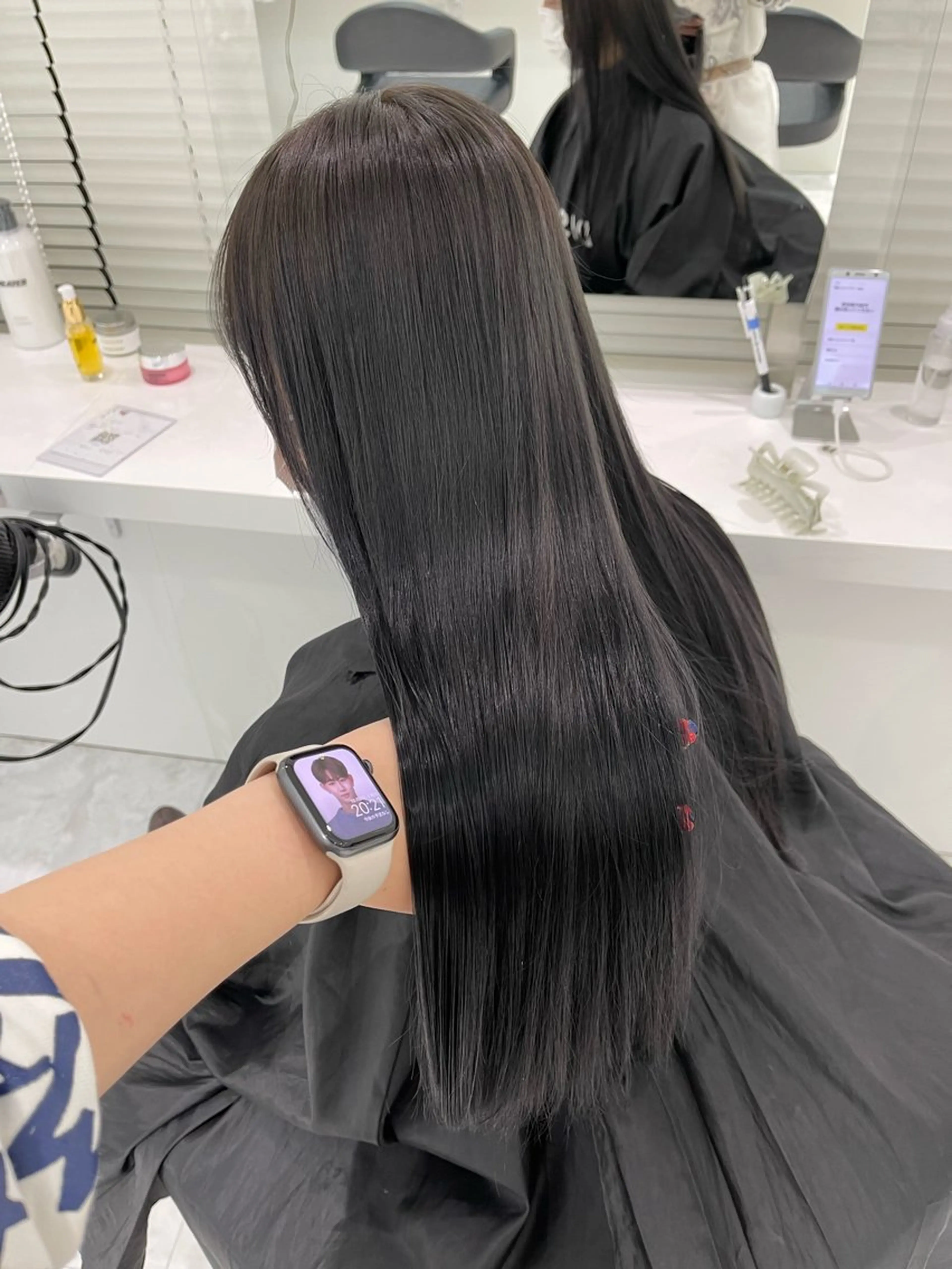 ロング 縮毛矯正 トリートメント カット 縮毛矯正 ブリーチなし特化 美容師💖SAE💖のヘアスタイル