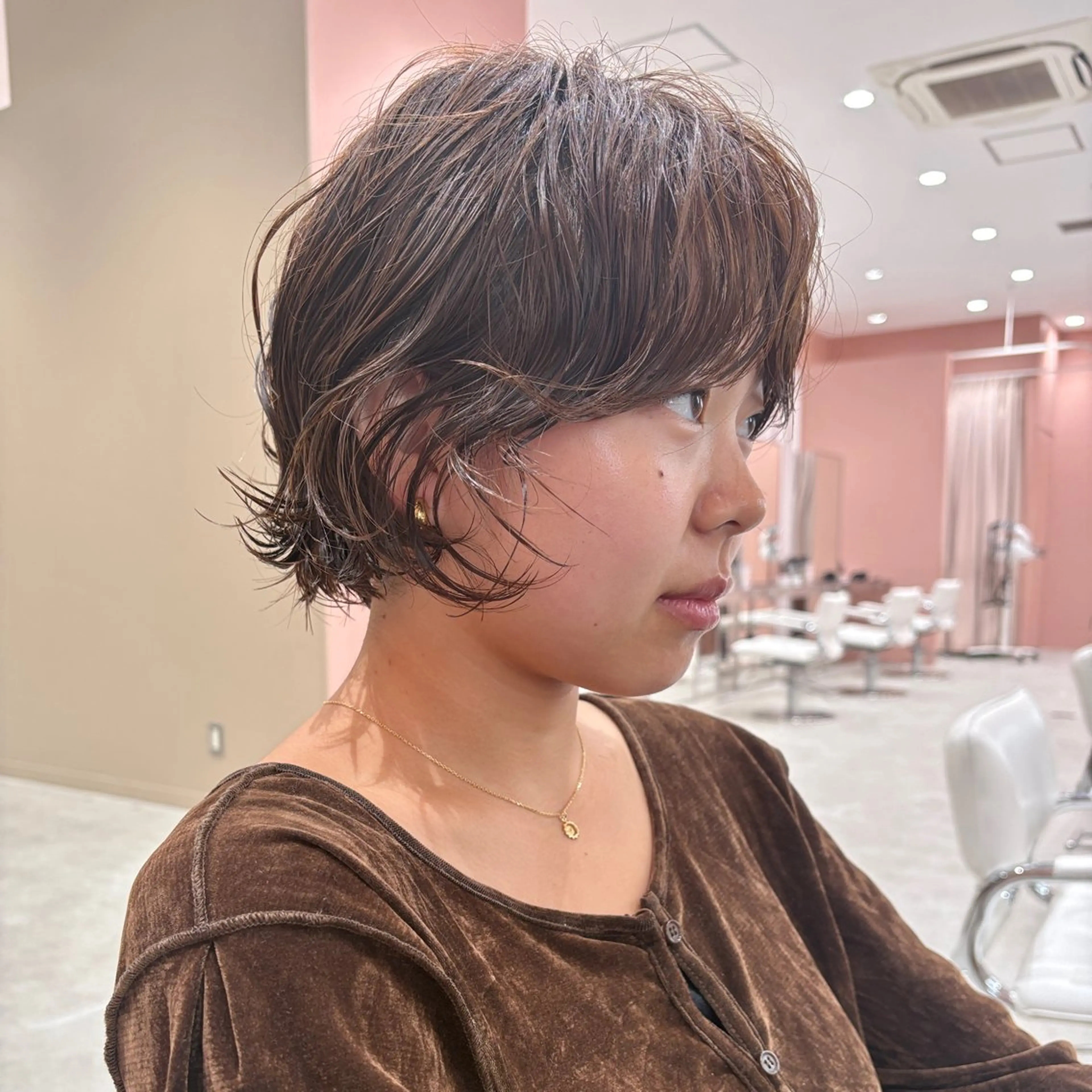 ショート パーマ ボブ カット パーマ ヘアセット 🌿ショート🌿 パーマ🌿淳平のヘアスタイル