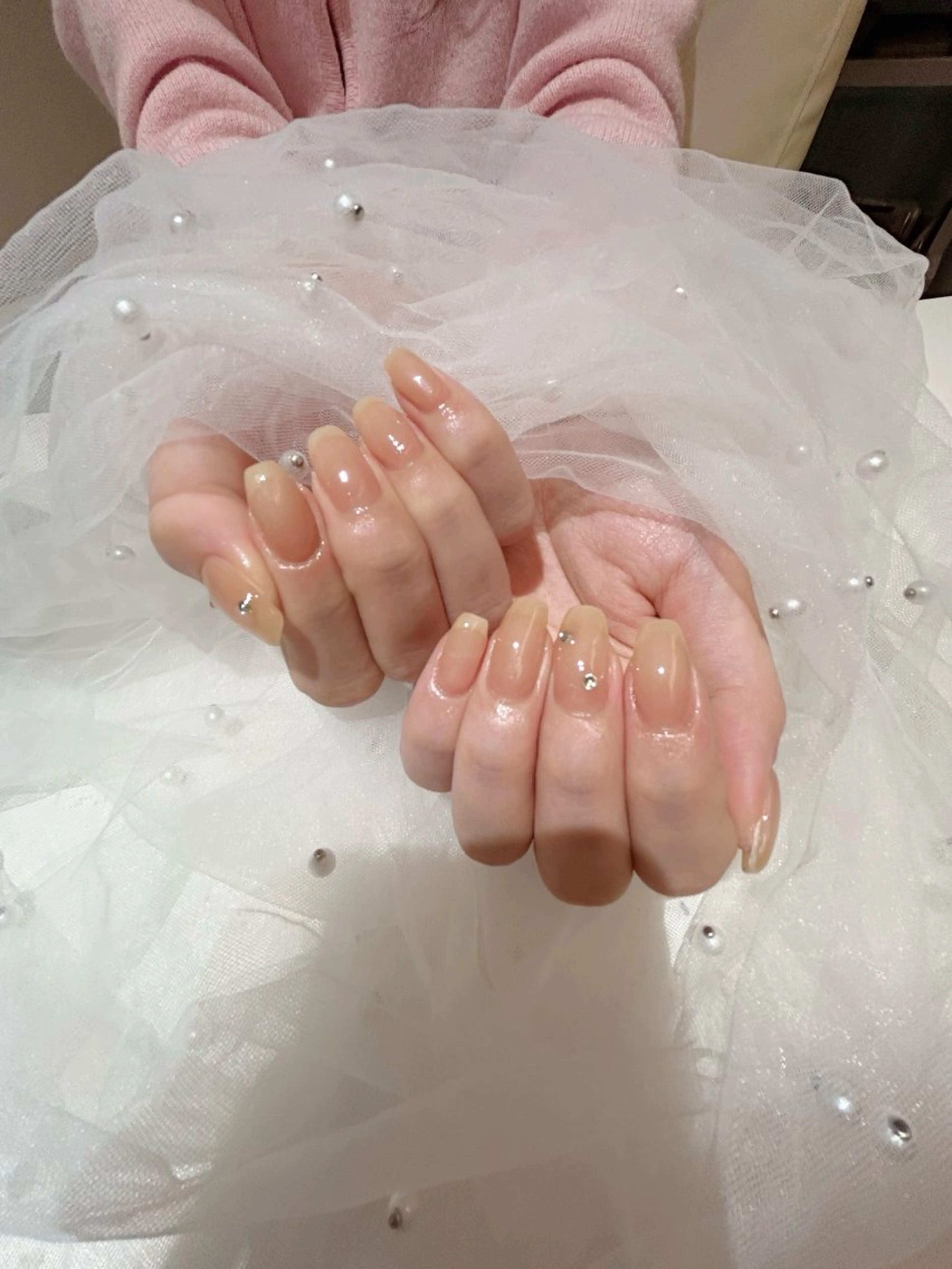 ネイル ストーンネイル ハンドネイル マグネット/心斎橋 LoLo.カレラのネイルデザイン