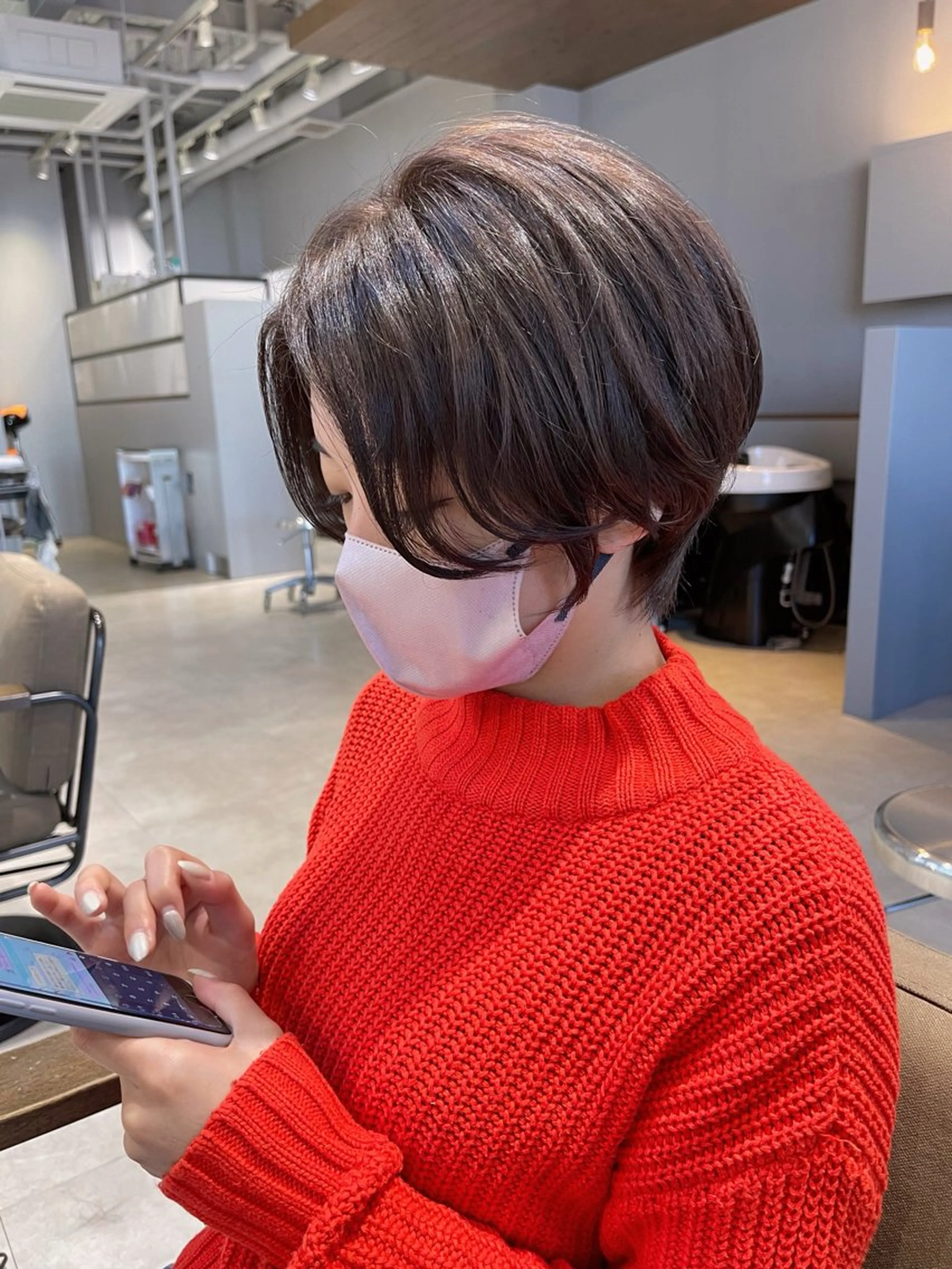 ショート ショートヘア カット 石原圭悟 /ショート/艶カラーのヘアスタイル