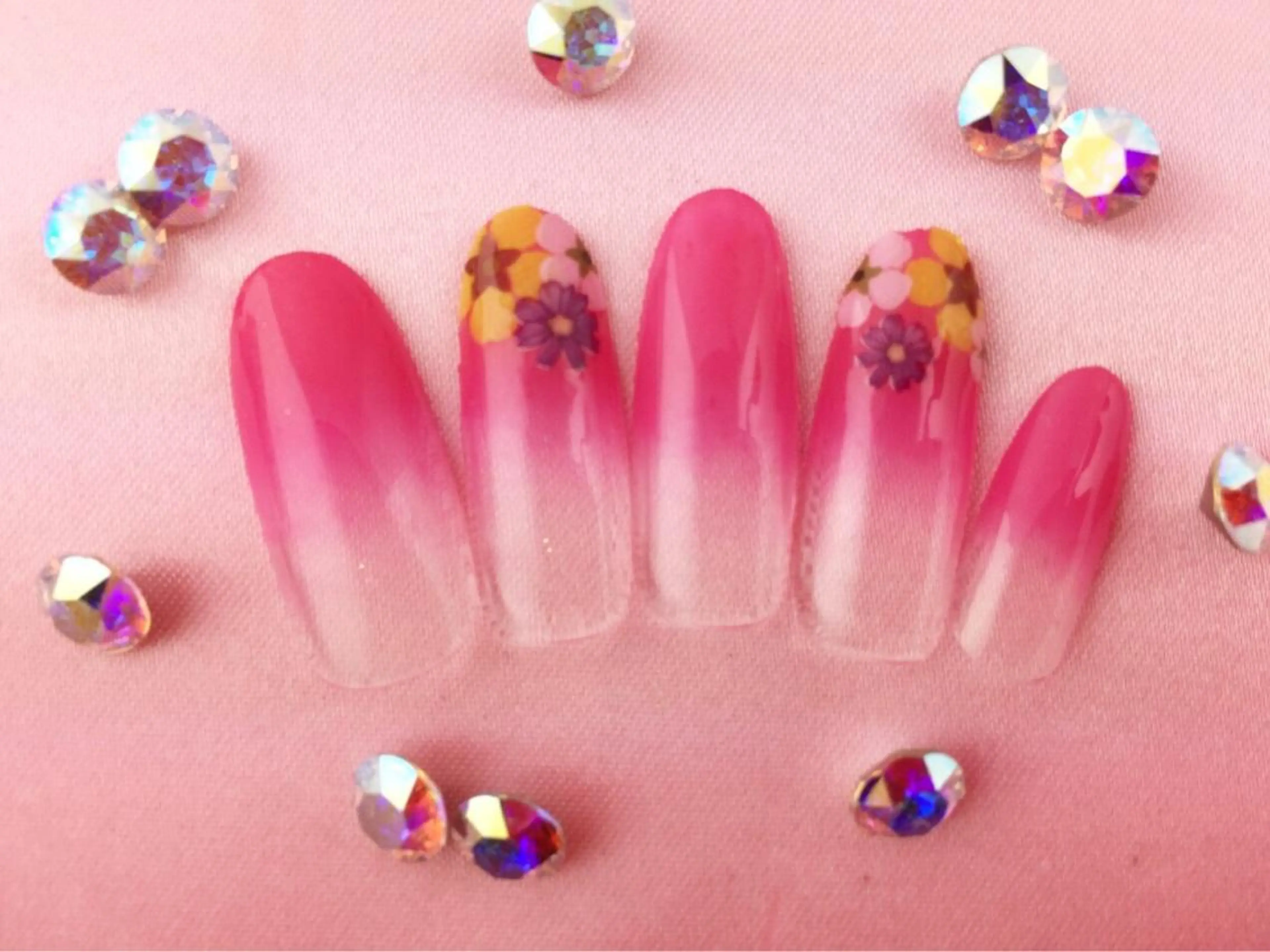 ロング カラー ネイル NAILSGOGO shibuyaのネイルデザイン