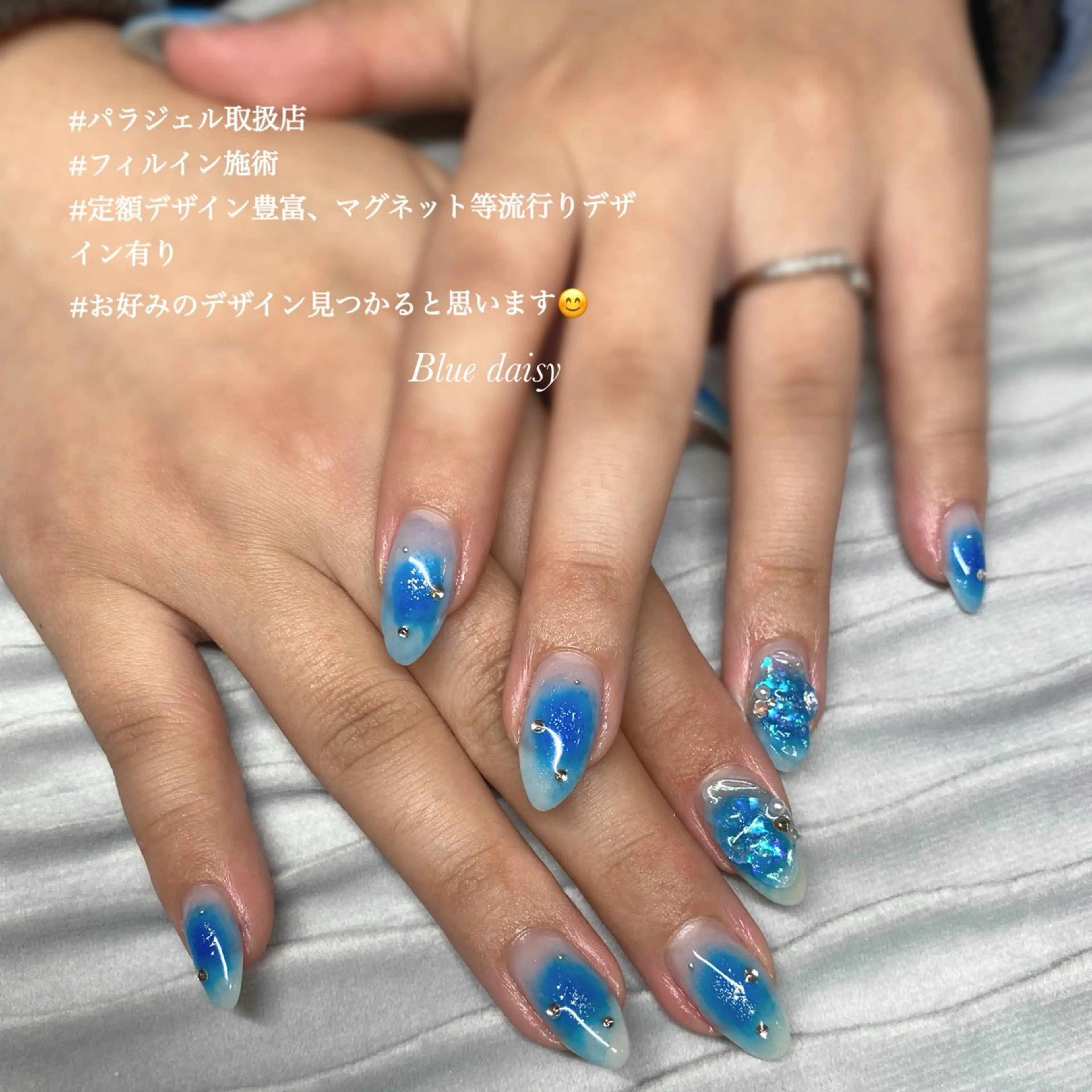 ネイル ハンドネイル Blue　daisy　栄本店 【ブルーデイジー】所属・Blue daisy 栄本店のネイルデザイン