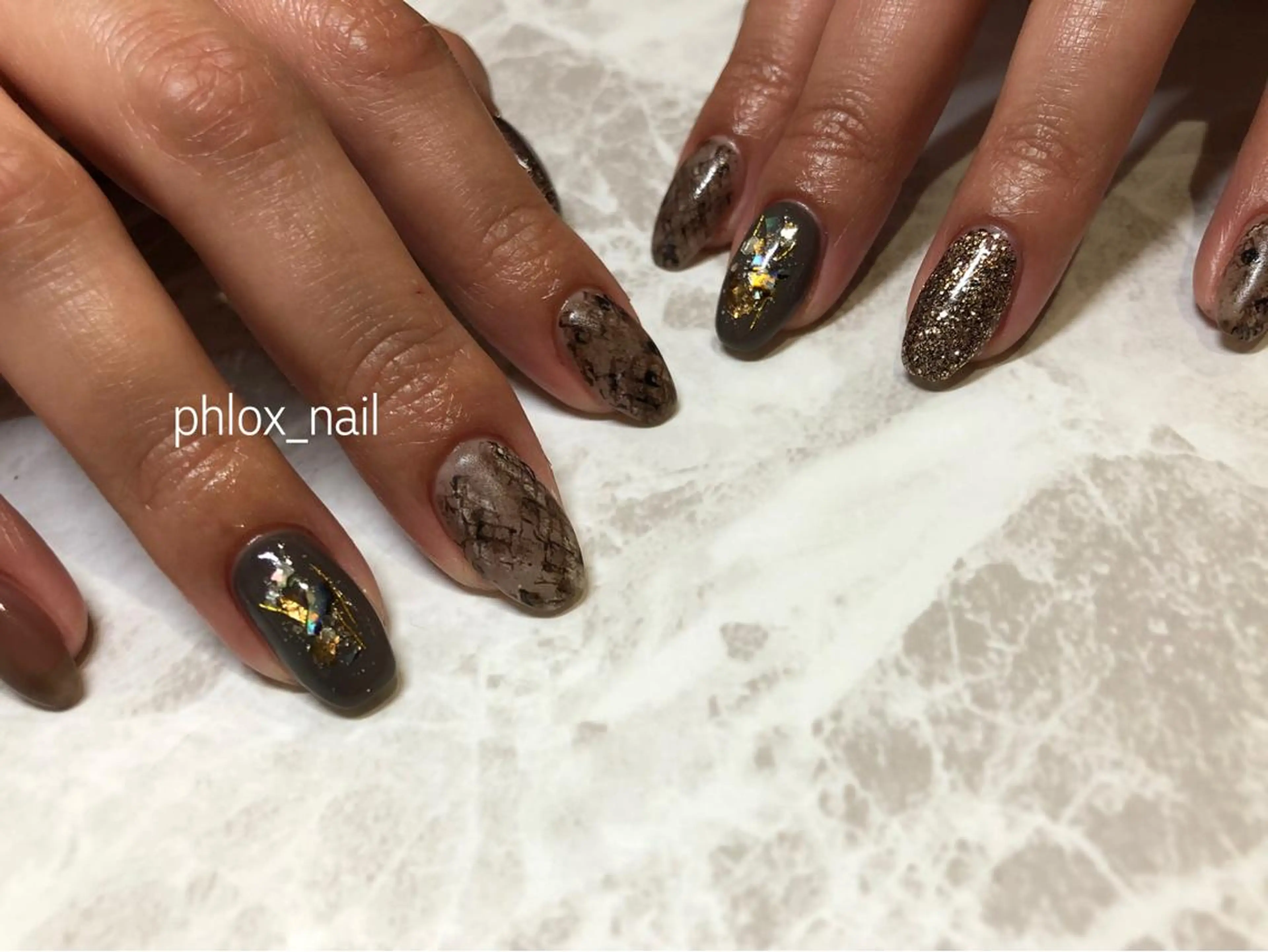 ネイル s/w ＿shokoのネイルデザイン