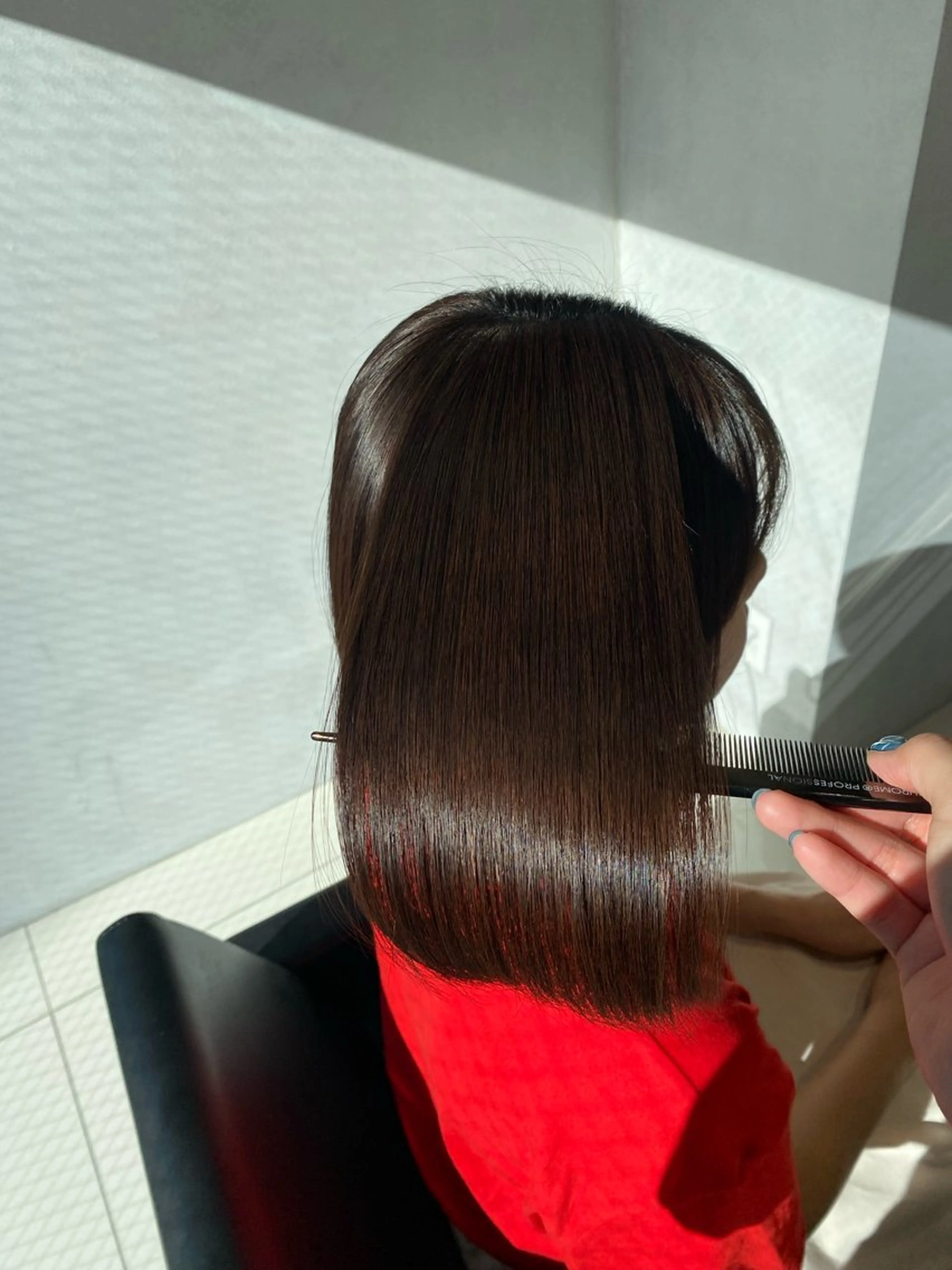 ミディアム 縮毛矯正 トリートメント AOl所属・🫧艶髪🪽 Karinのヘアスタイル