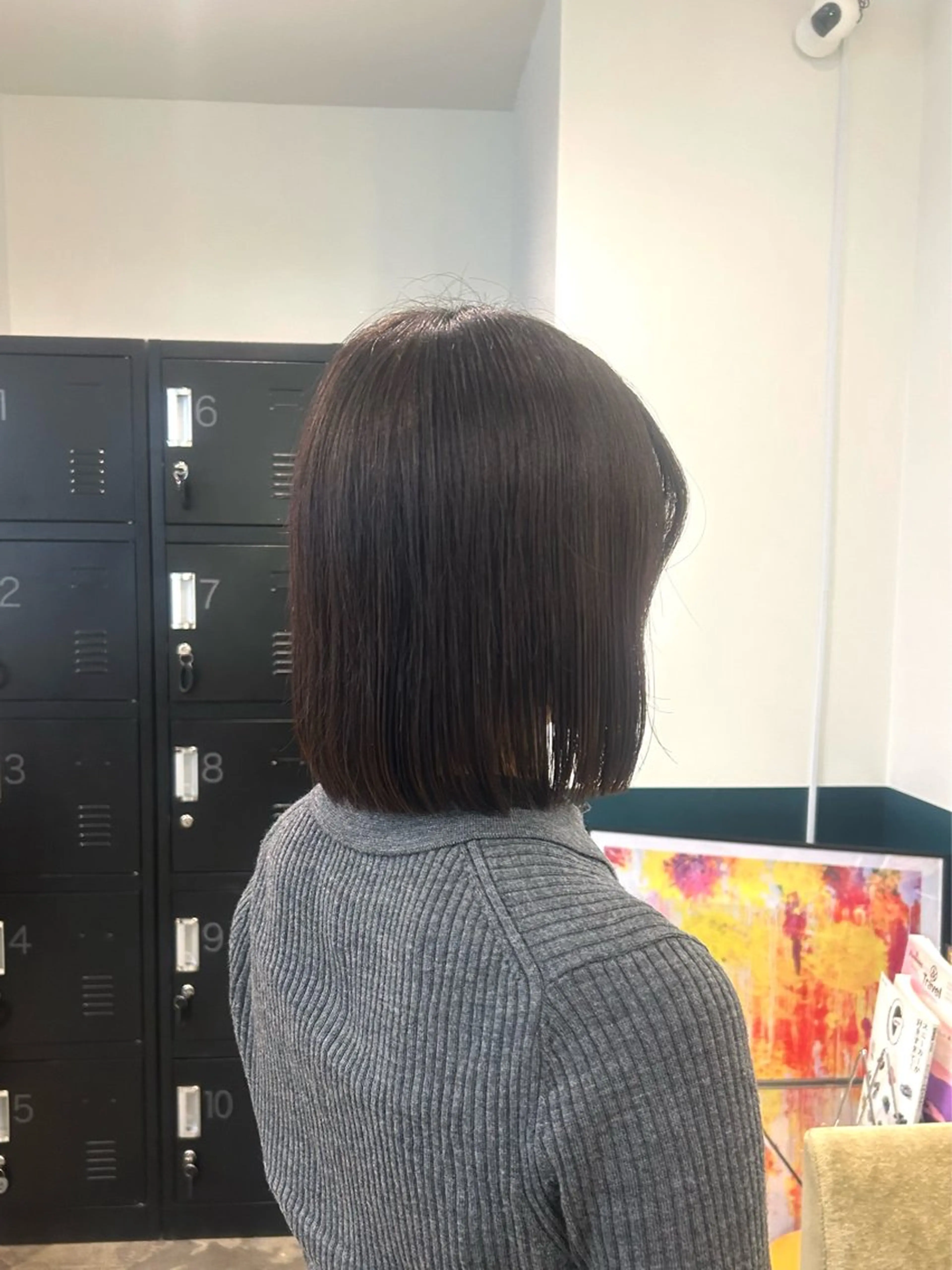 ミディアム ボブ 大川 麻尋のヘアスタイル