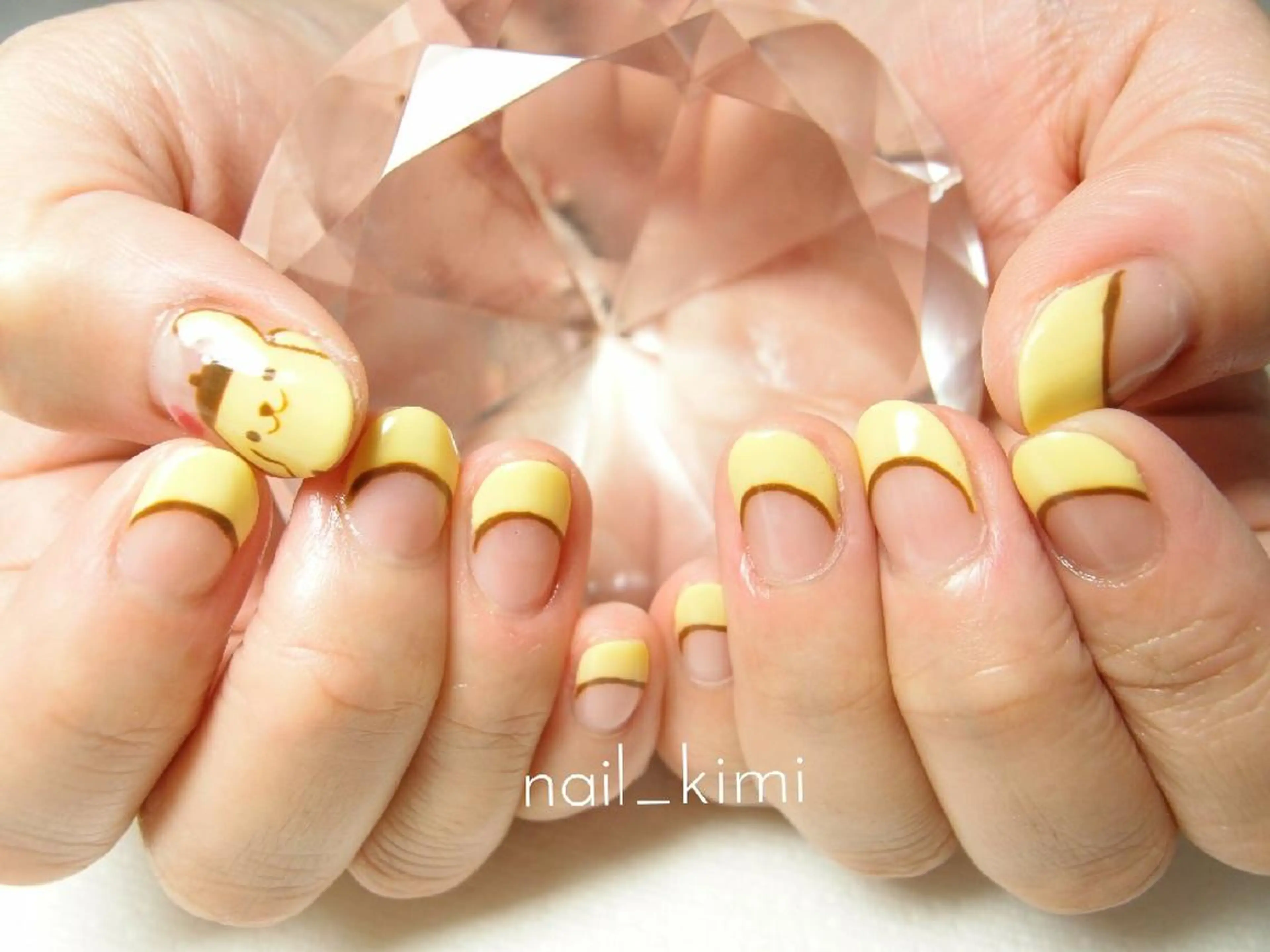 ネイル フレンチネイル ConneQt所属・ETHOSENSE. kimikaのネイルデザイン