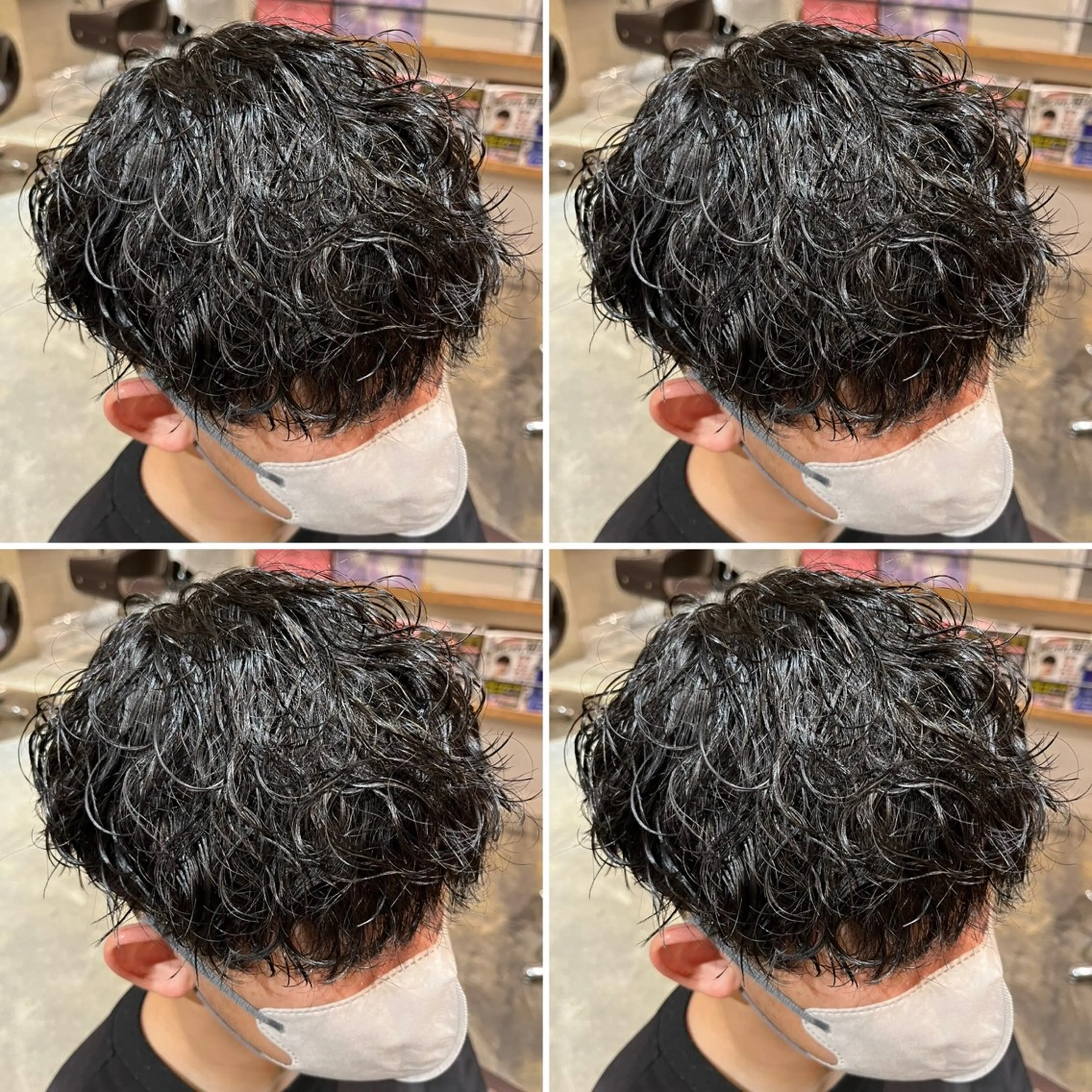 パーマ メンズ カット パーマ トリートメント ヘアセット 👑メンズパーマ特化 店長望月謙二郎👑のヘアスタイル