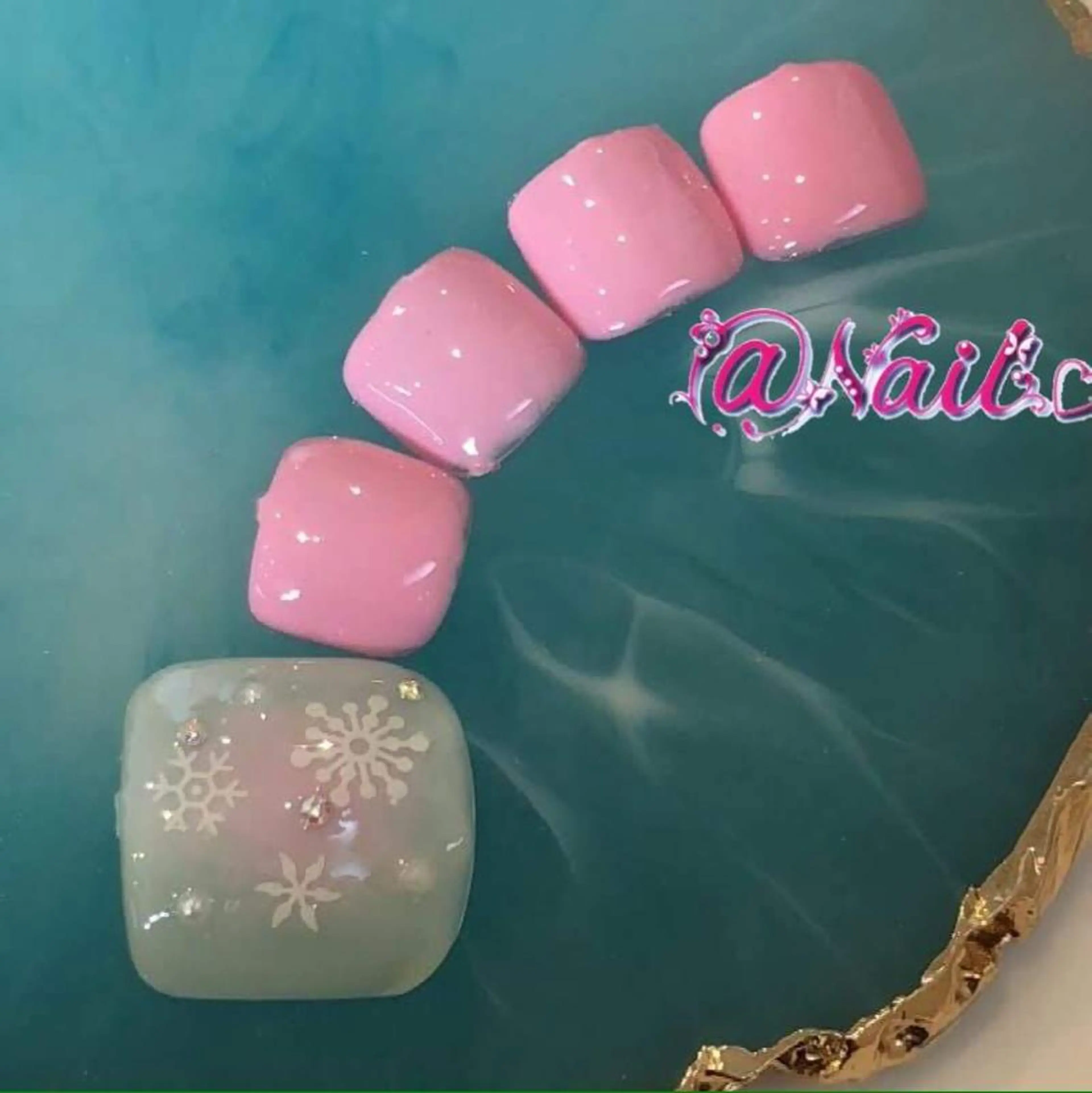 ネイル ネイルチップ 小尾 栞のネイルデザイン