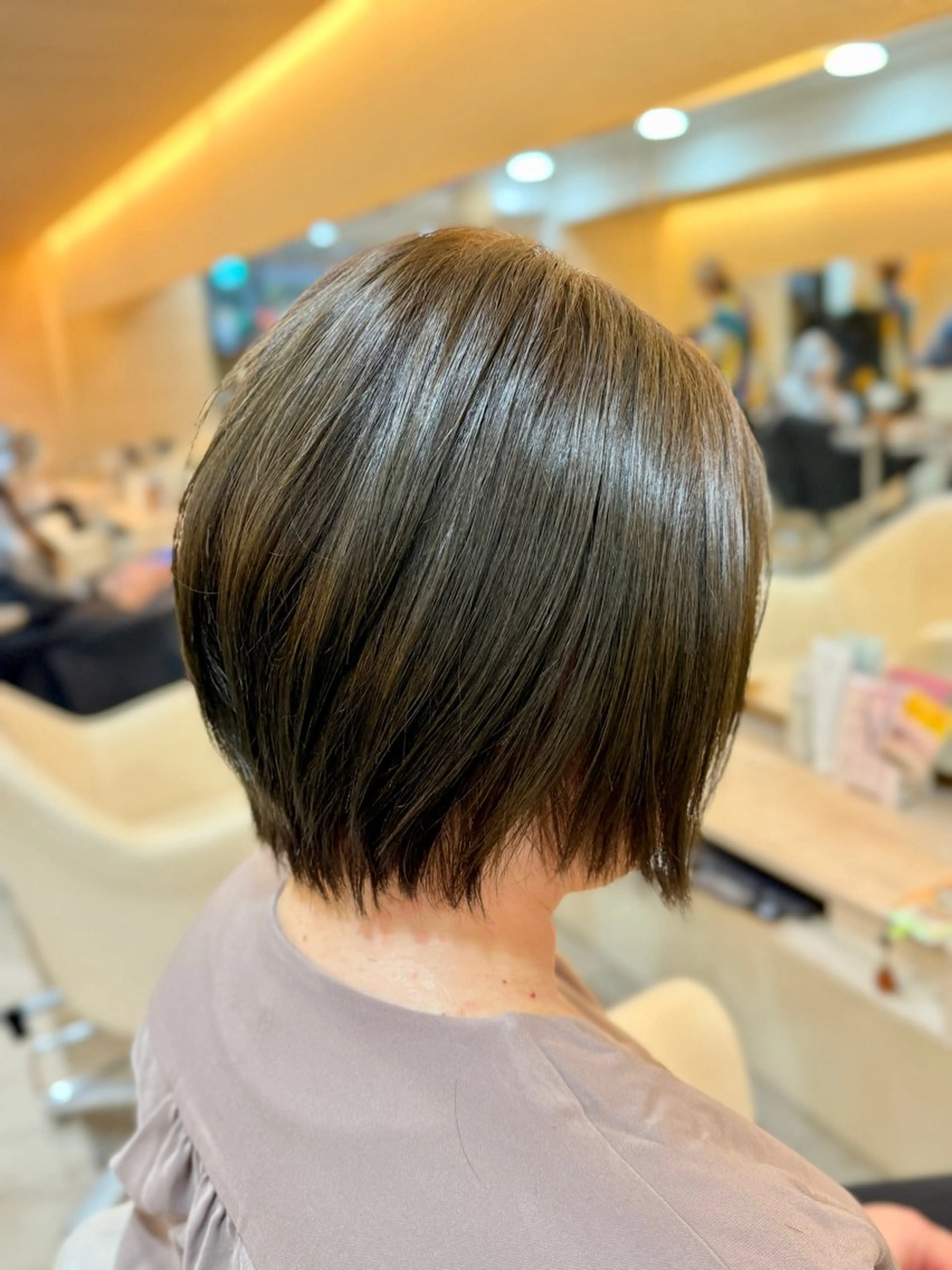 ショート カラー アッシュ アッシュブラウン ブラウンカラー 透明感カラー イルミナカラー カット ヘアカラー 縮毛矯正/パーマ /艶髪/赤松❄️のヘアスタイル