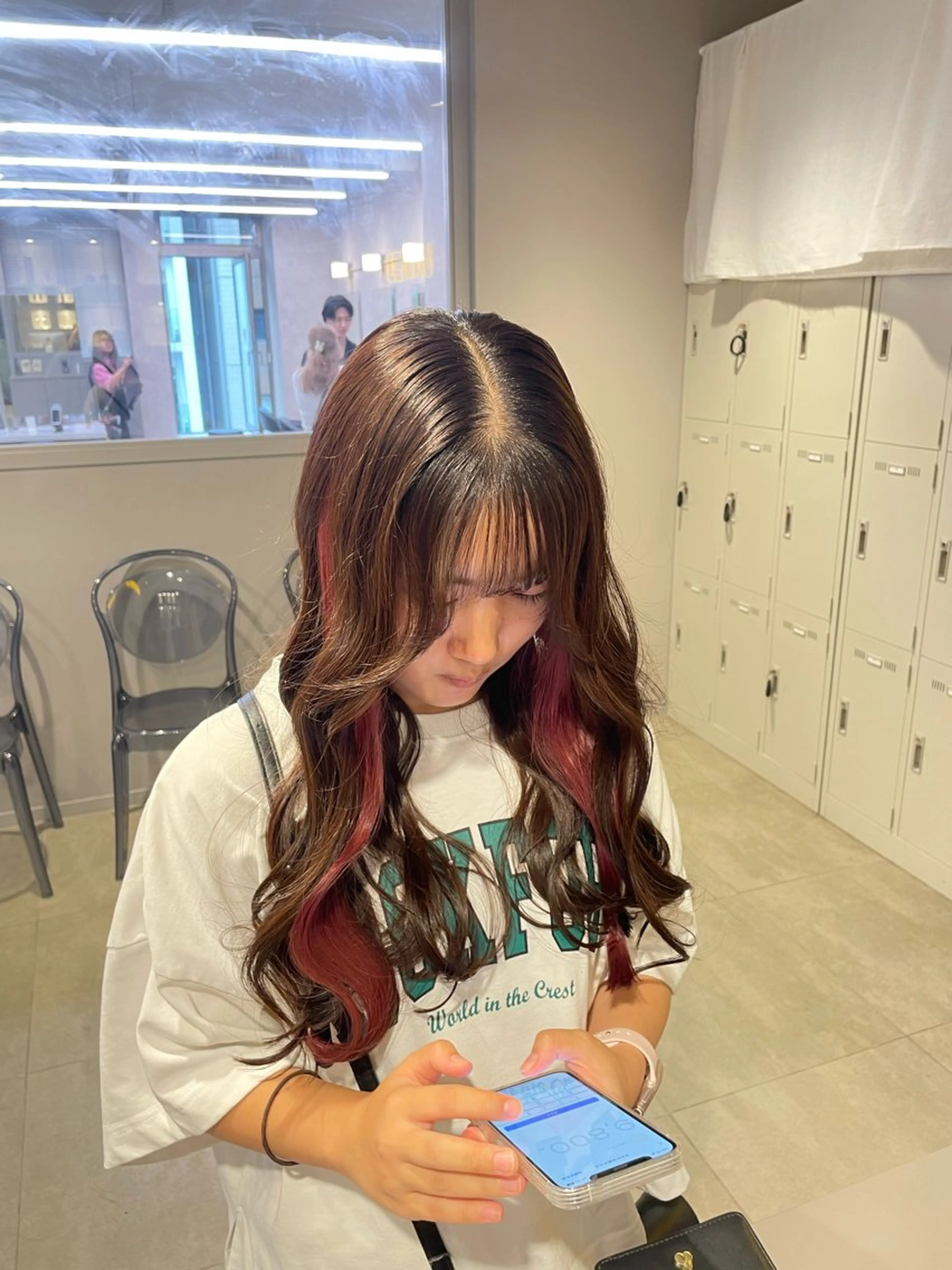 ロング カラー ヘアアレンジ ヘアカラー トリートメント ヘアセット 💗横浜美容室 💗HARUNAのヘアスタイル