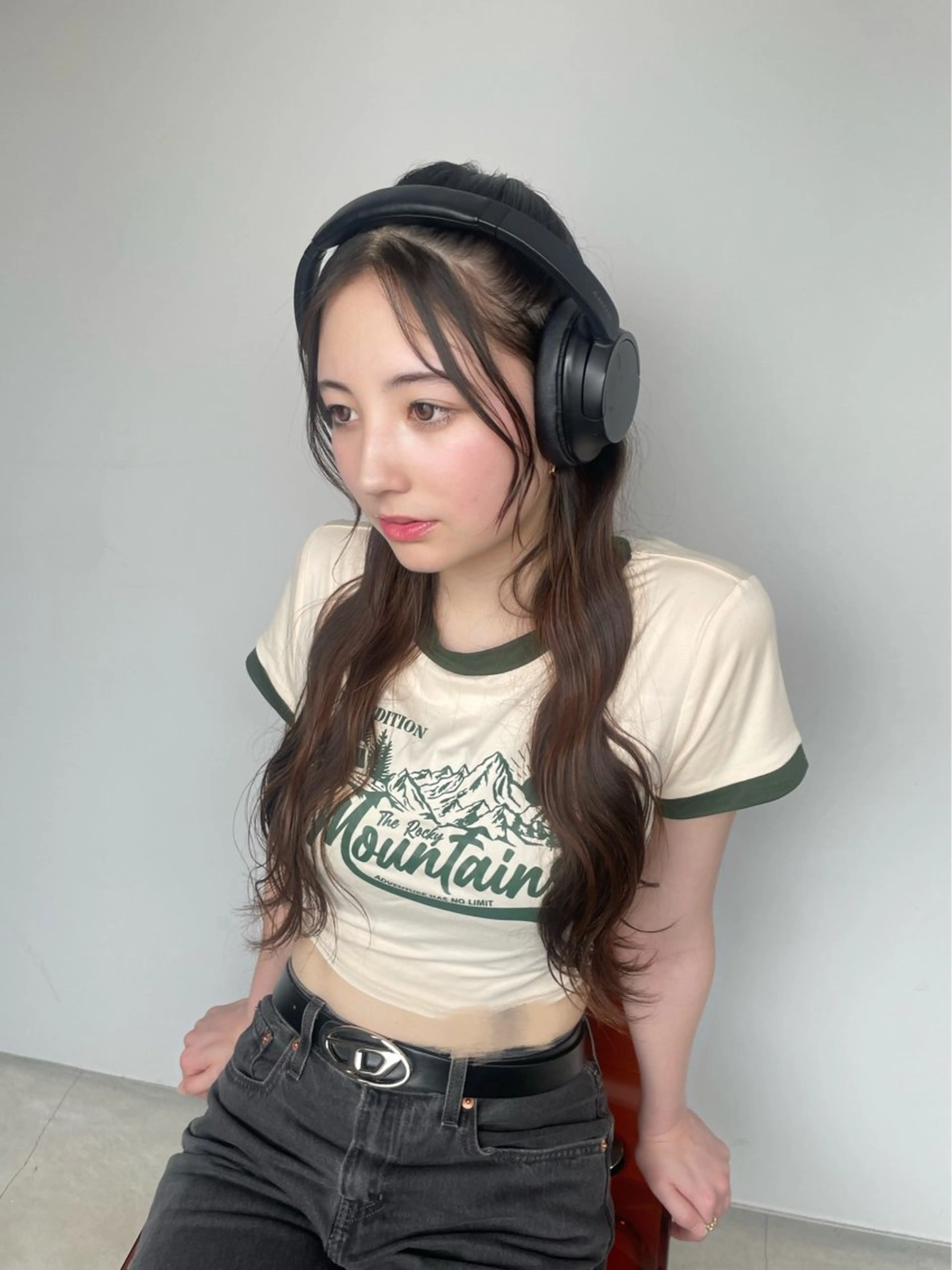 ロング カラー カット ヘアカラー トリートメント トレンドカラー🥣／ ヘアアレンジ✩.*˚のヘアスタイル