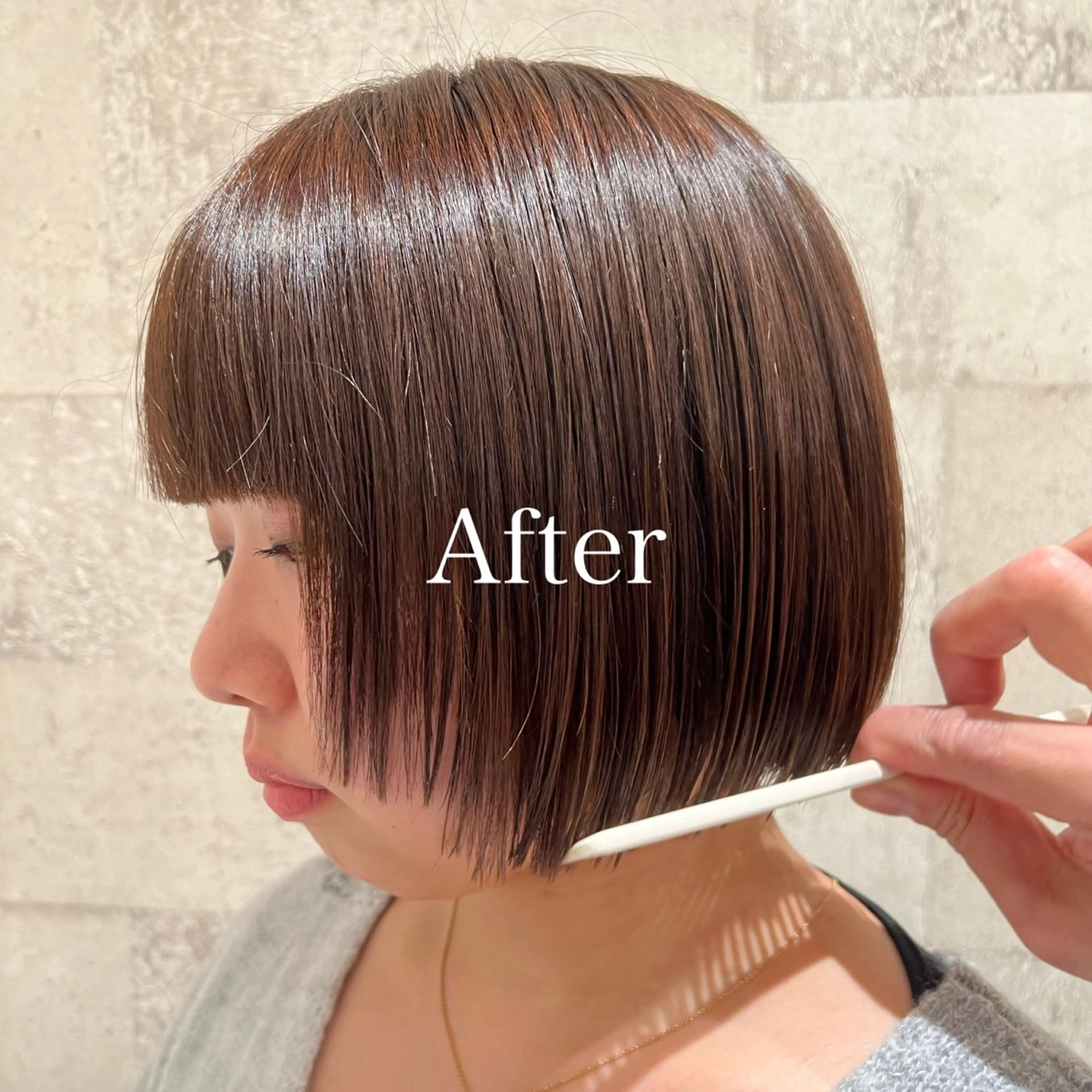 ショート ボブ レディースヘア💫 加藤たいが🐯のヘアスタイル