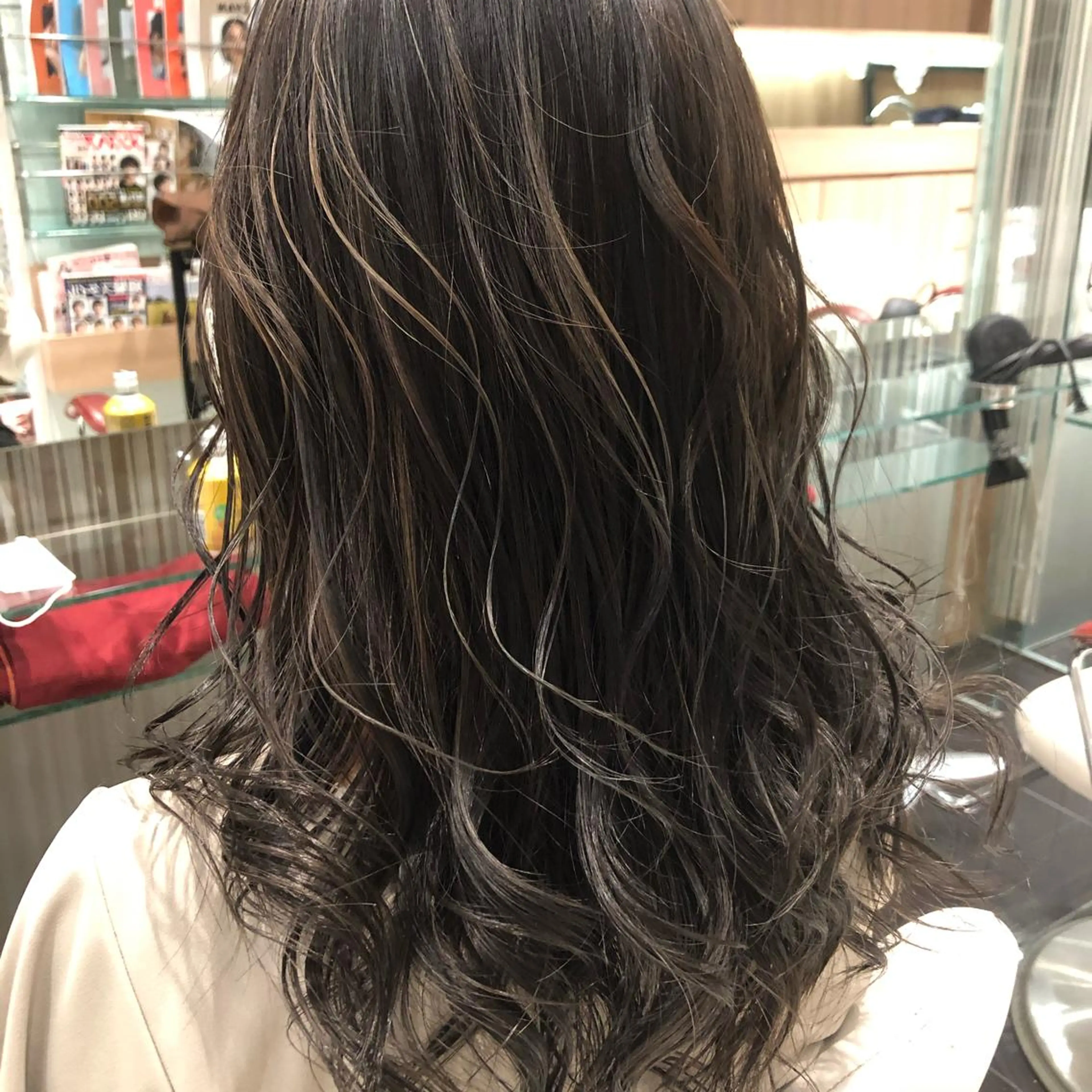 セミロング カラー SALOWIN京都河原町Suite店所属・✨石乃宮 龍✨京都河原町✨のヘアスタイル