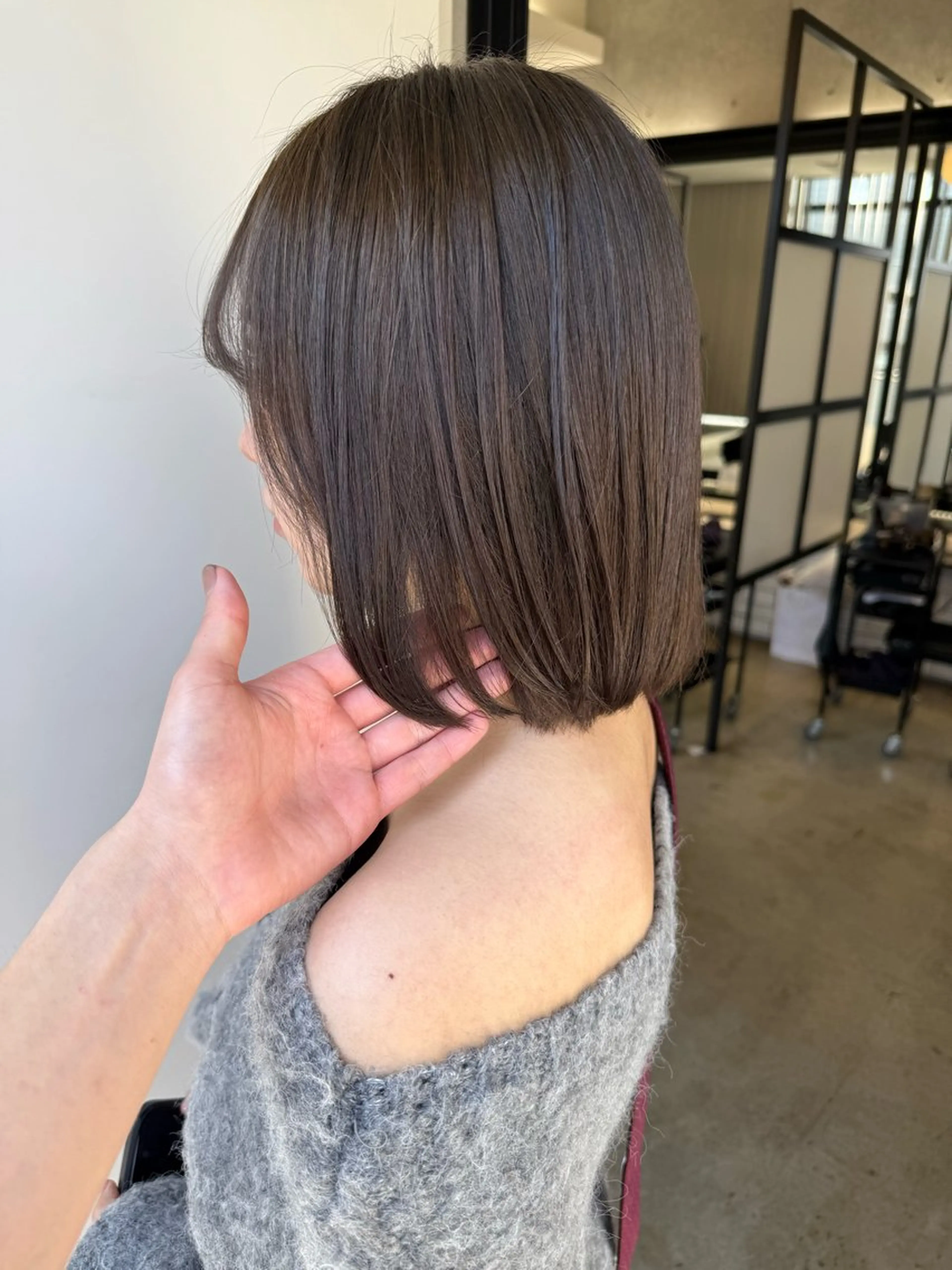 ショート カラー 透明感カラー カット パーマ YUTO歴9年 ベージュの透明感得意のヘアスタイル