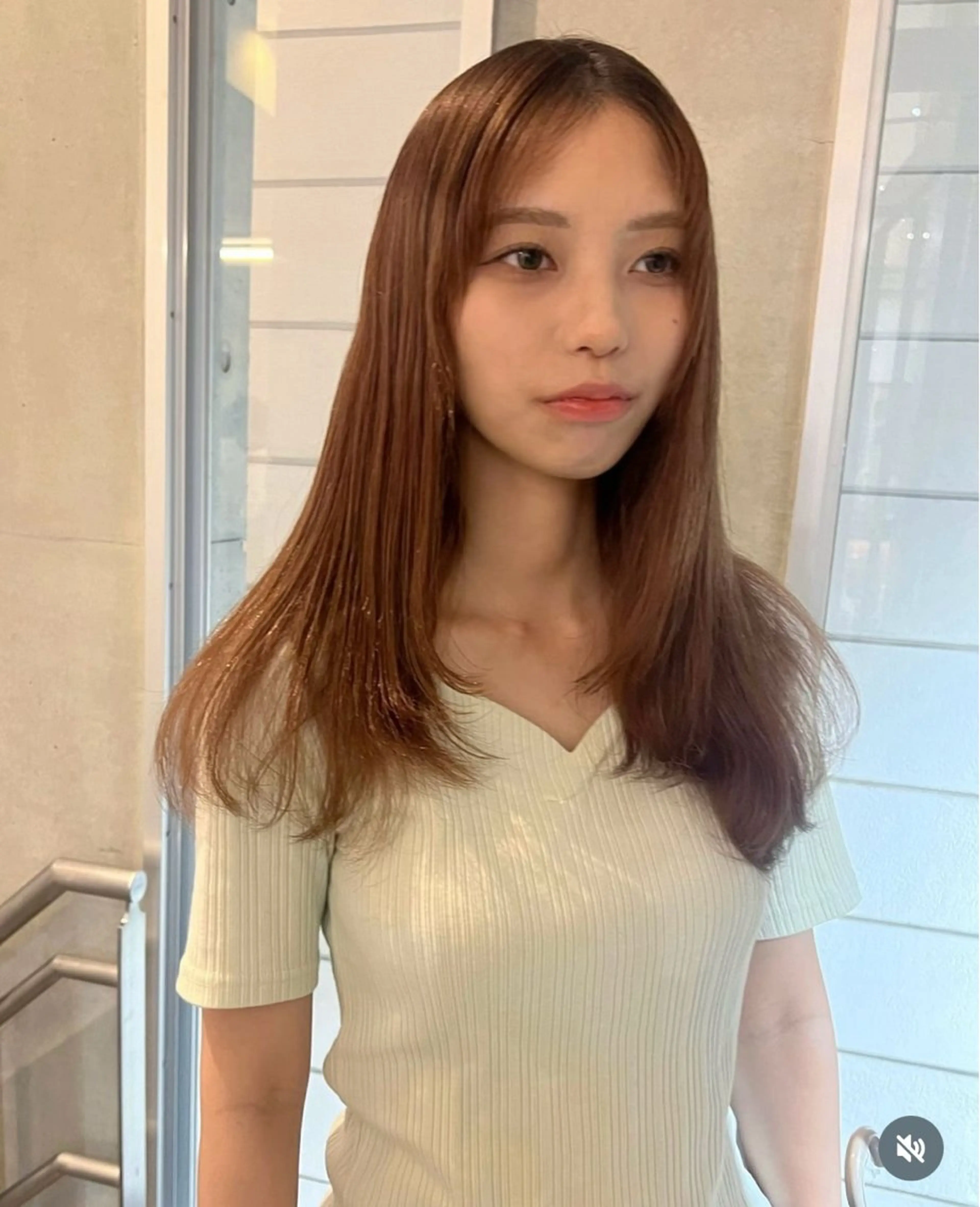 ロング ロングレイヤー レイヤーカット ロング 名古屋美容室 Sopiリナのヘアスタイル