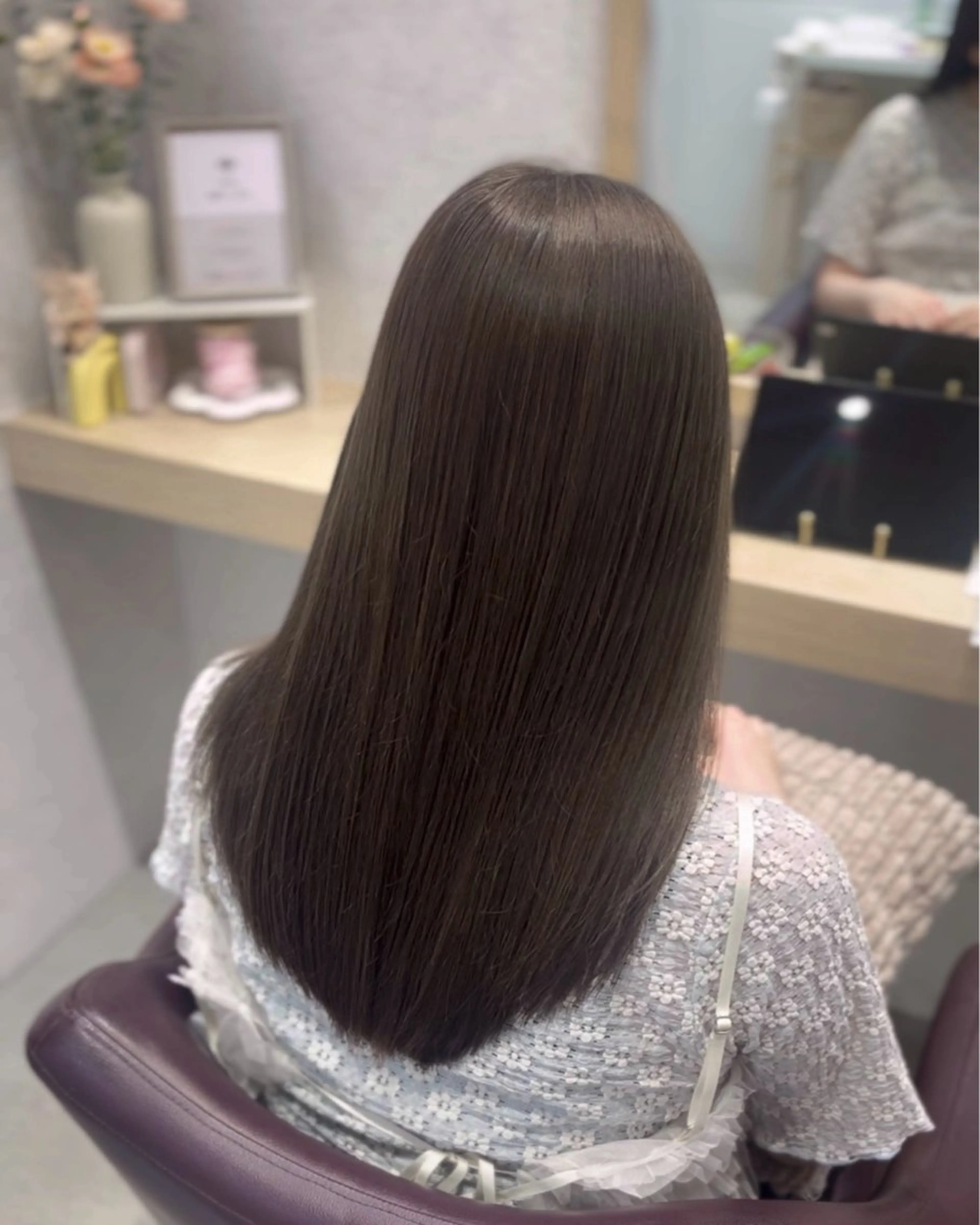 ロング カラー suzuka/透明感 カラー 美髪縮毛矯正のヘアスタイル