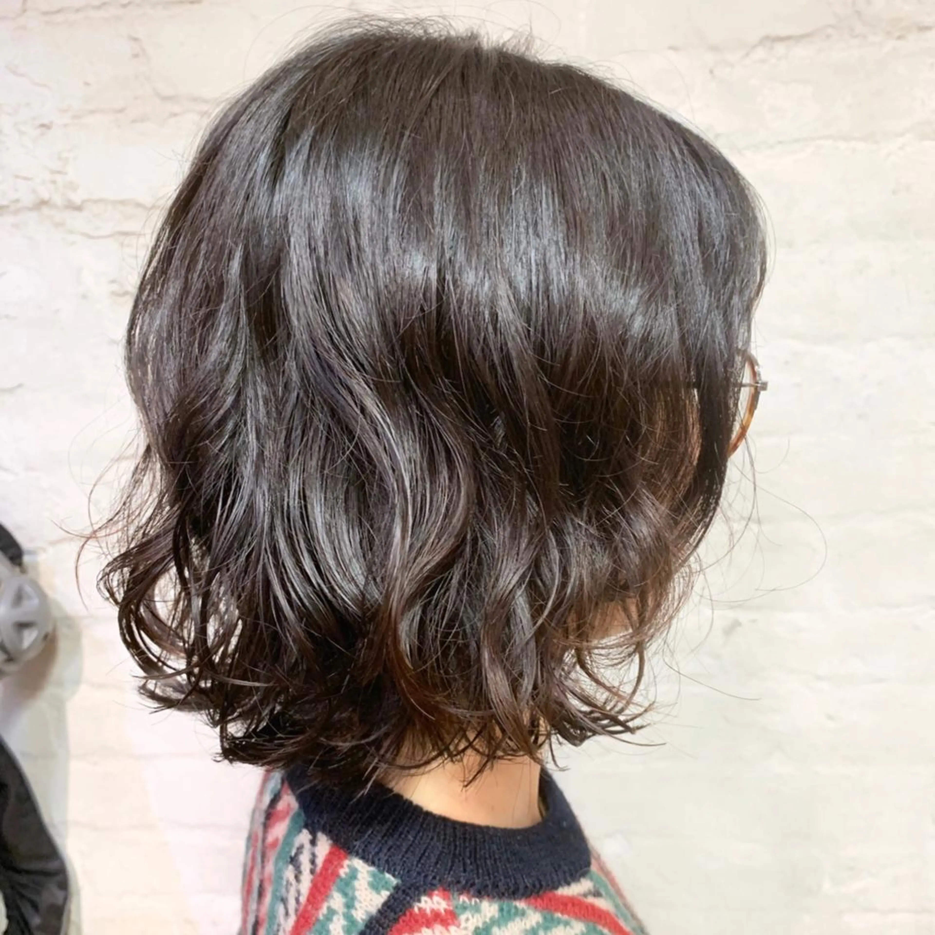 ミディアム パーマ 銀座No.1髪質改善 縮毛矯正/本木のヘアスタイル