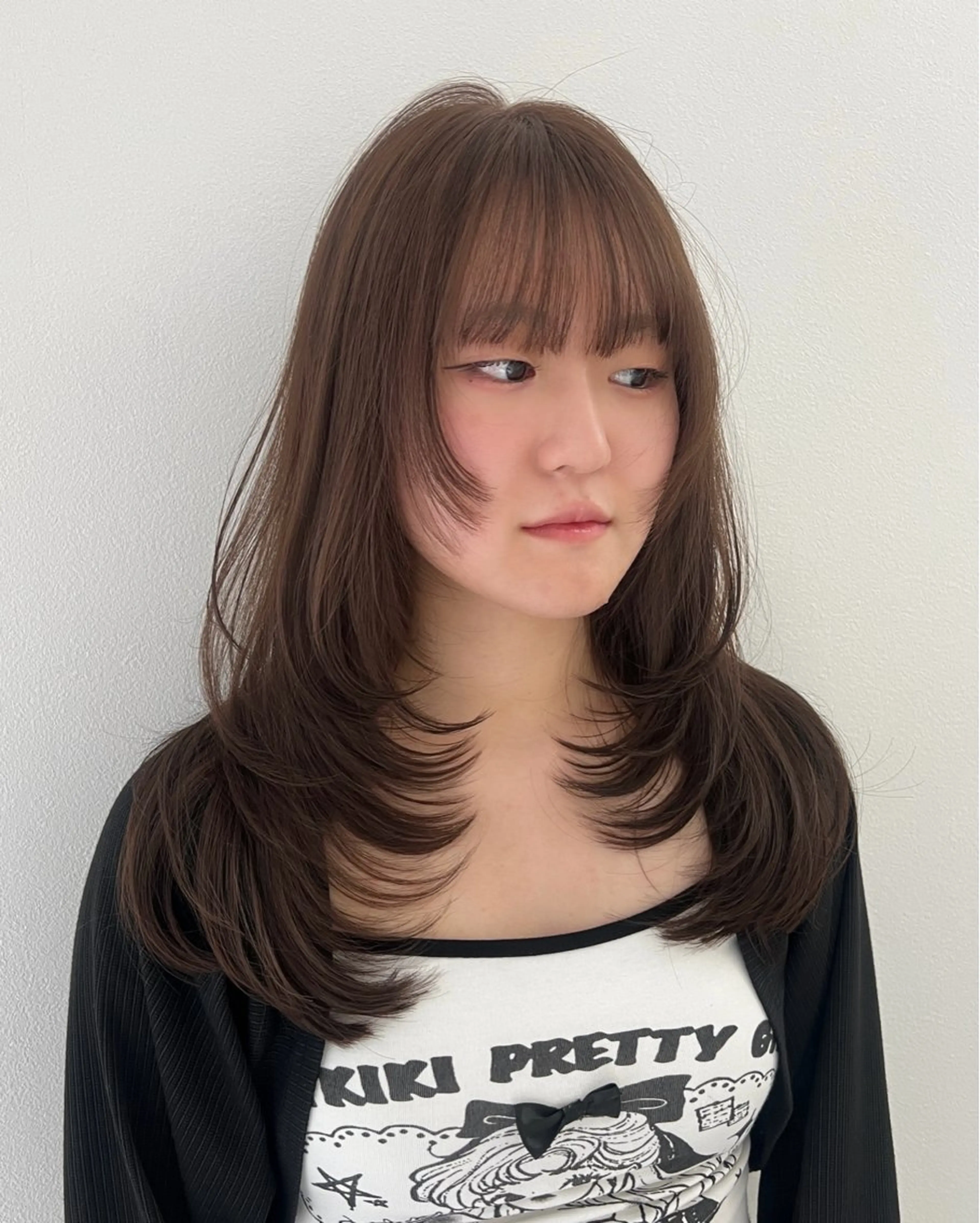 ロング 💖韓国風💖 レイヤー/LISAのヘアスタイル