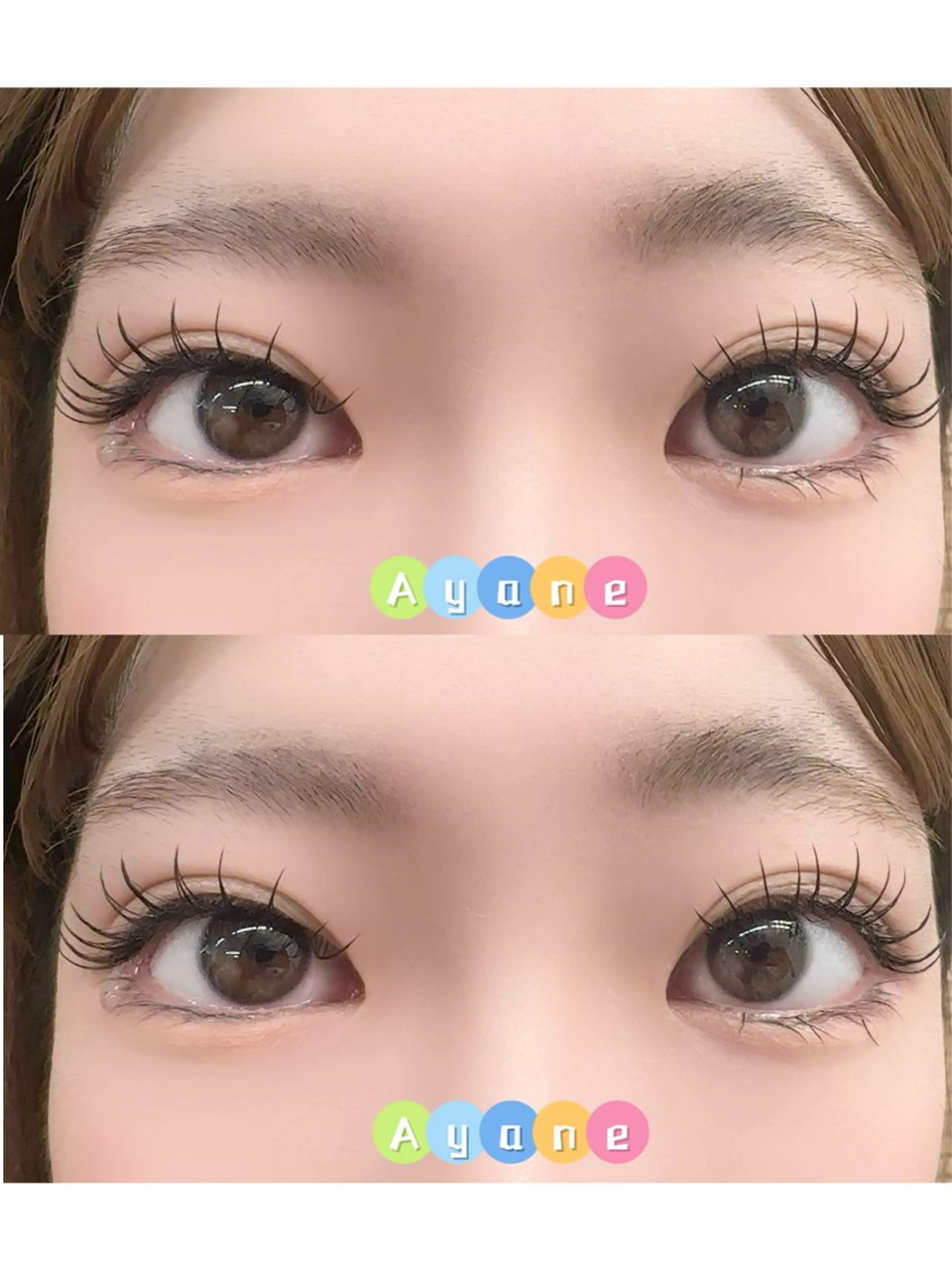マツエク・マツパ 付け放題 バインドロック 束感まつ毛 フラットラッシュ 韓国風マツエク ACIEL EYELASH SALON所属・あ やねのマツエク・マツパデザイン