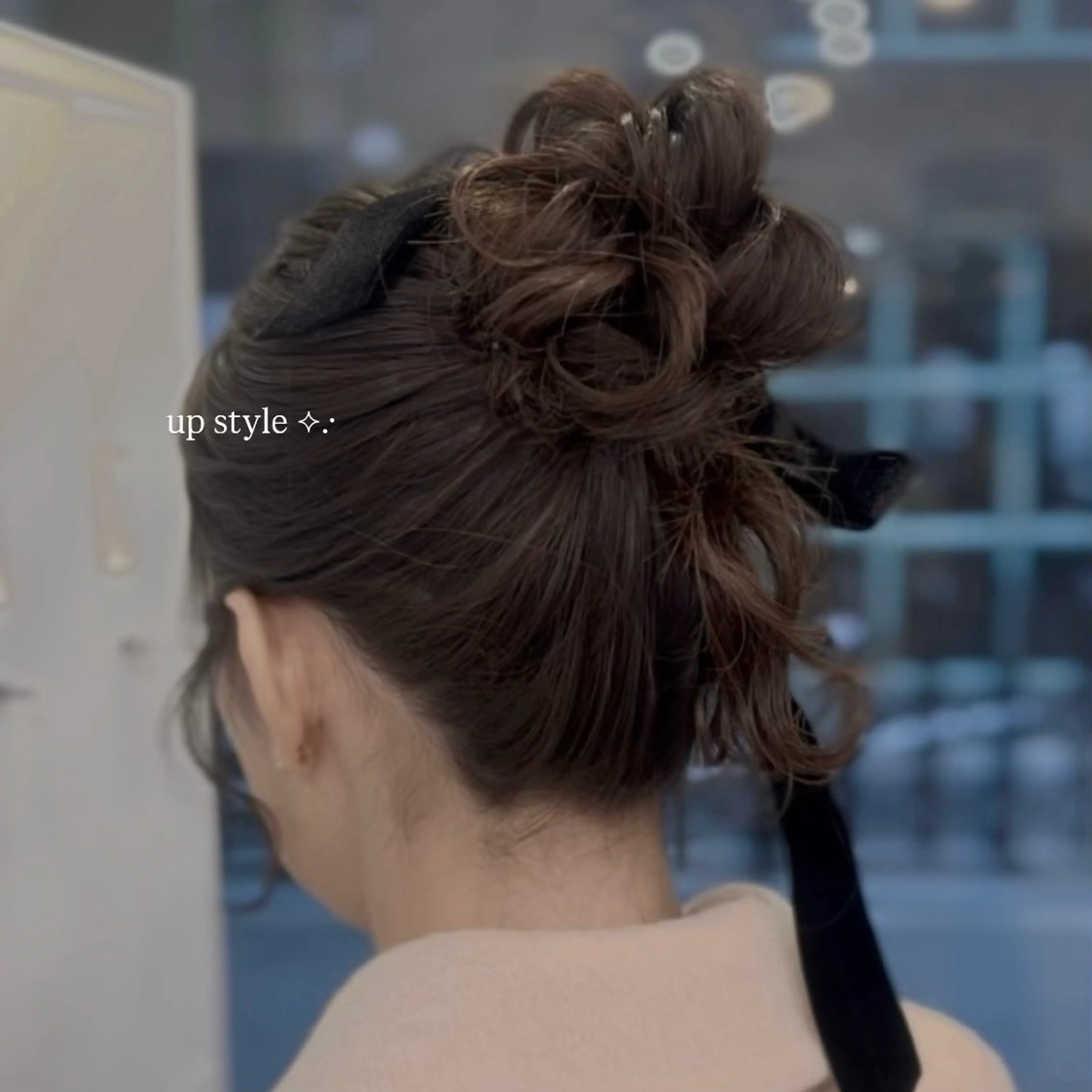 《口コミ特典でお飾り無料🎀》ヘアセット‎🤍の写真