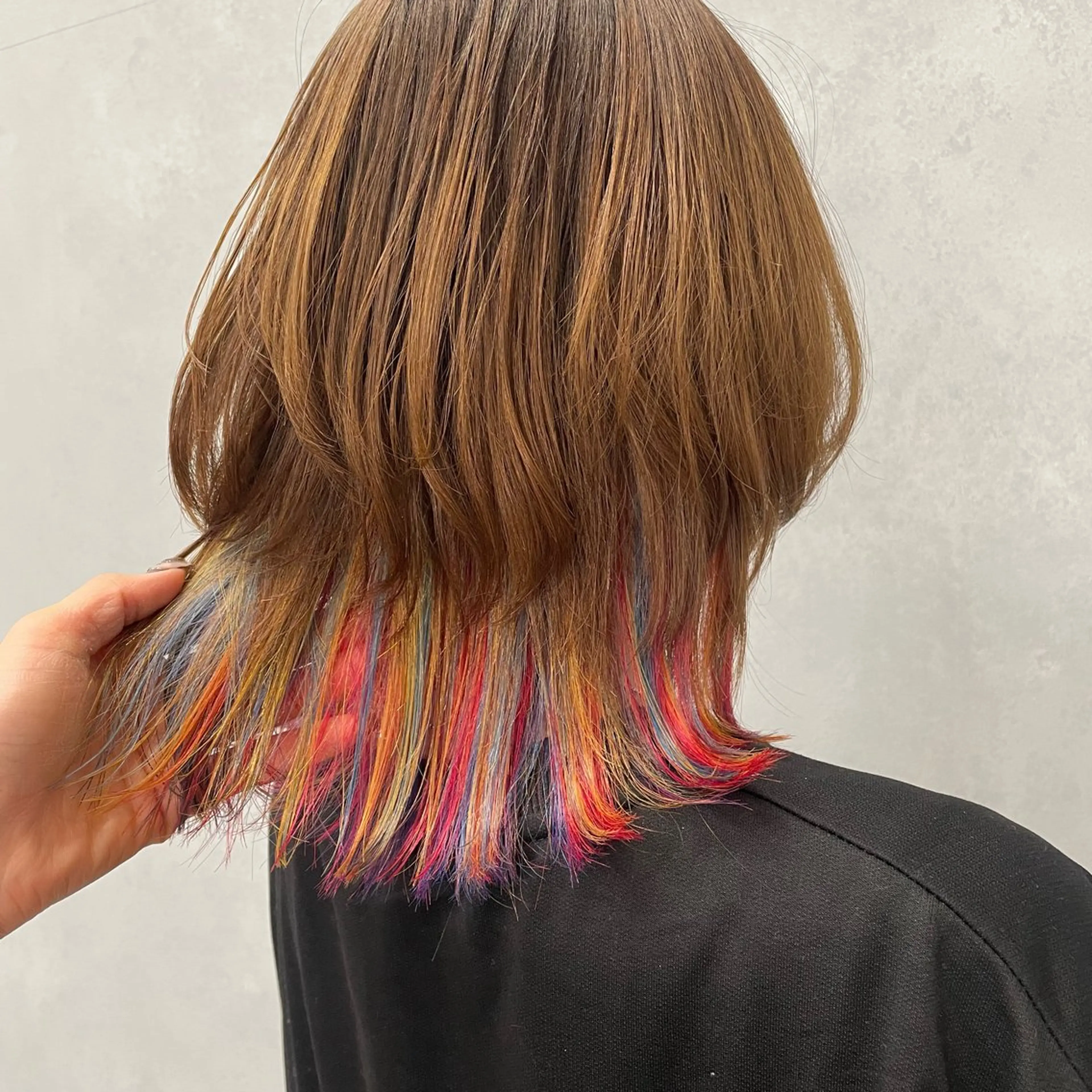 🫧派手髪🫧カット+ユニコーンカラー🦄💛🩷(カラーバター込み)🧚✨の写真