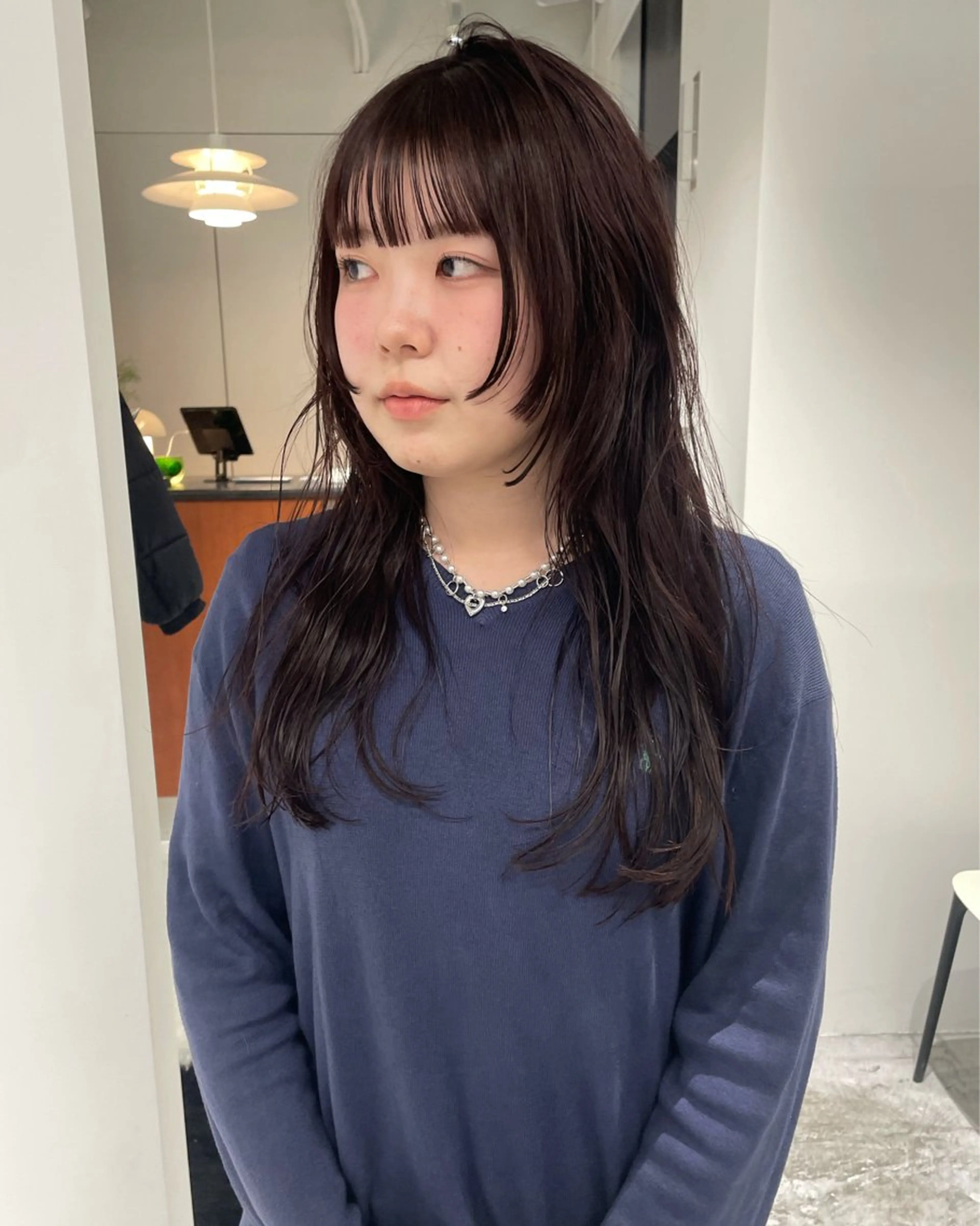 ロング カラー 原 菜帆のヘアスタイル