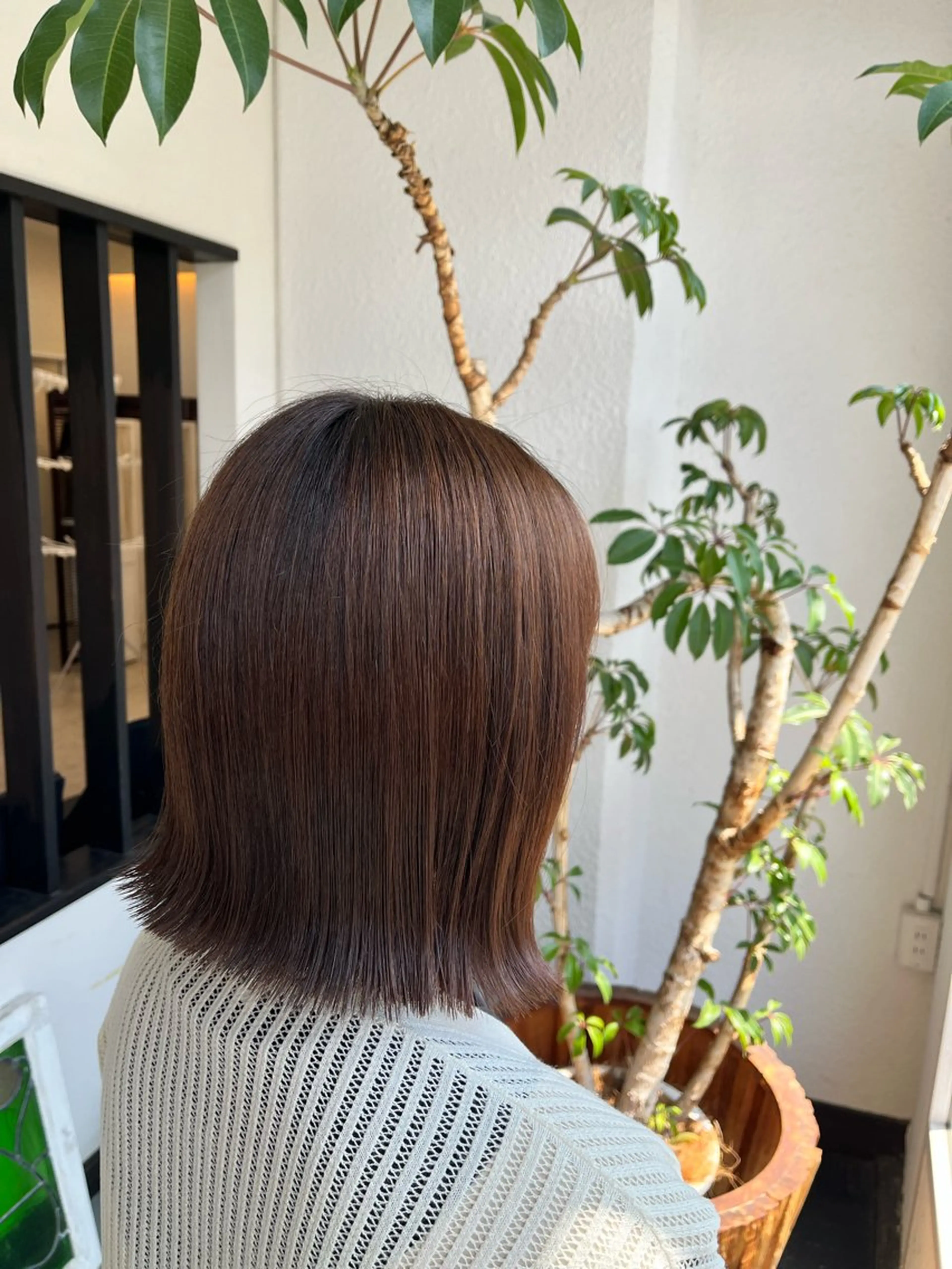 ミディアム ヘアカラー ヘッドスパ 黒川 綾音のヘアスタイル