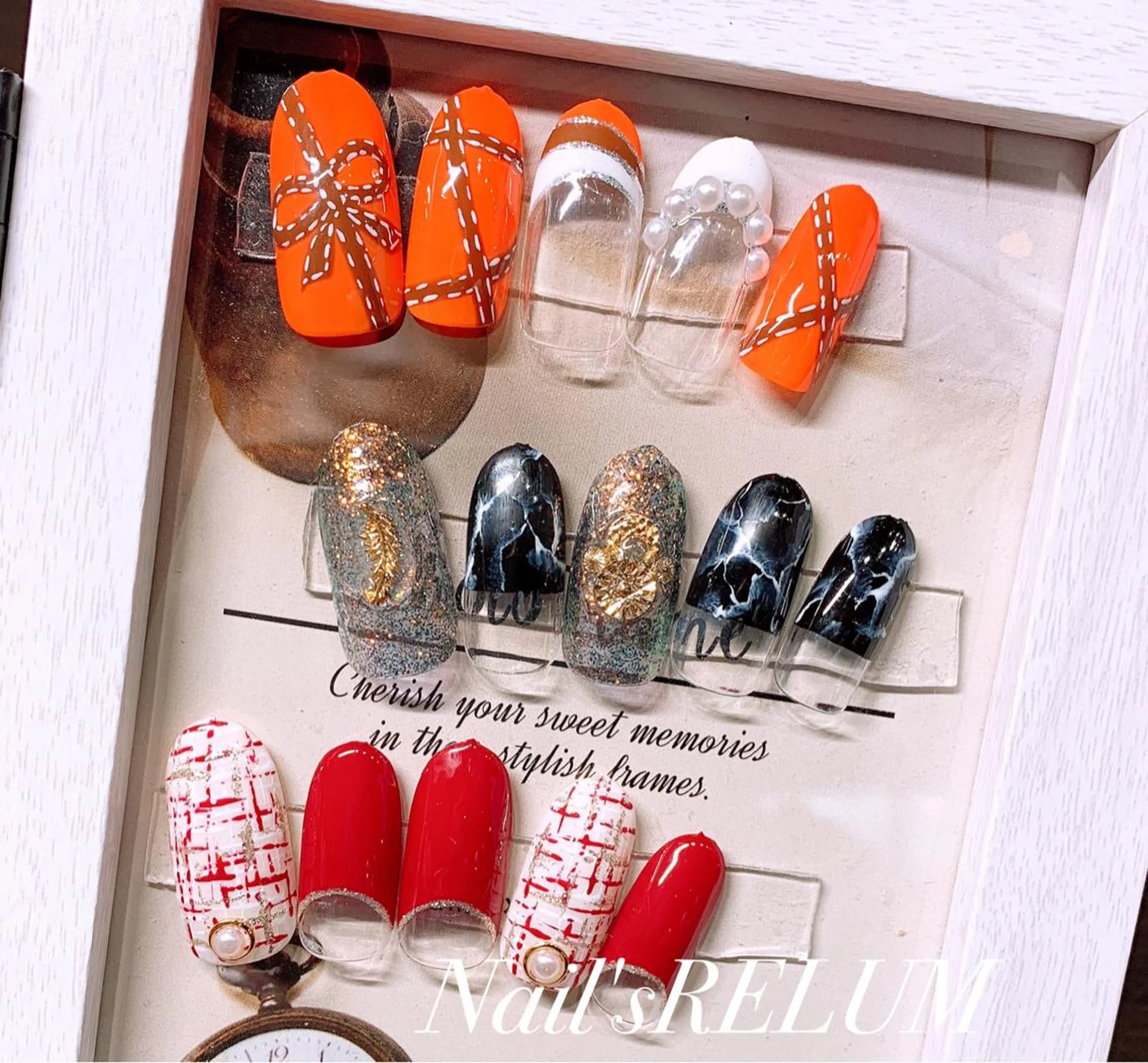 ネイル THECOLORS所属・近貞 莉奈のネイルデザイン