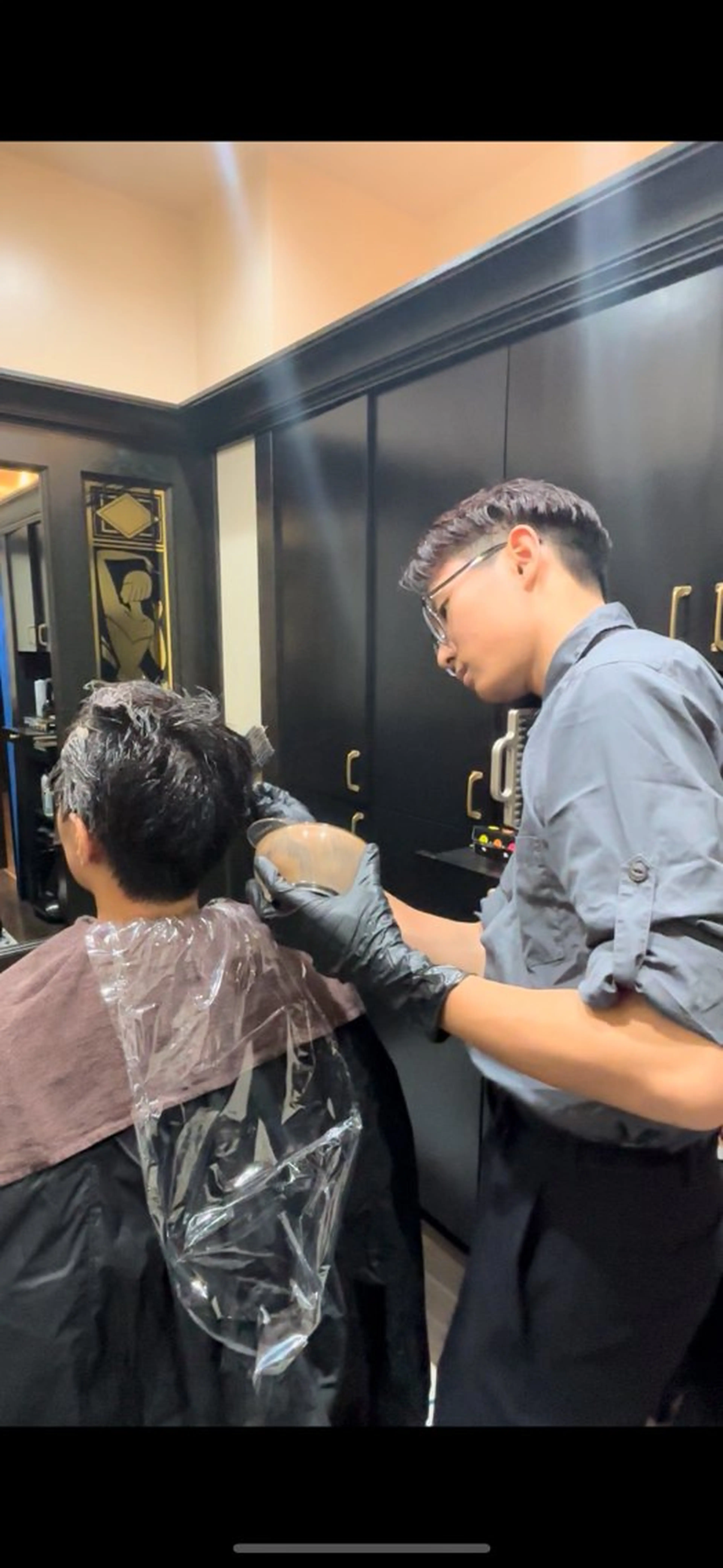 カラー メンズ ヘアカラー ヘアセット LAVIE NEW STANDARD BARBER HANARE (新宿店)所属・池田 湧／IKEDA YUのエステ・リラクイメージ