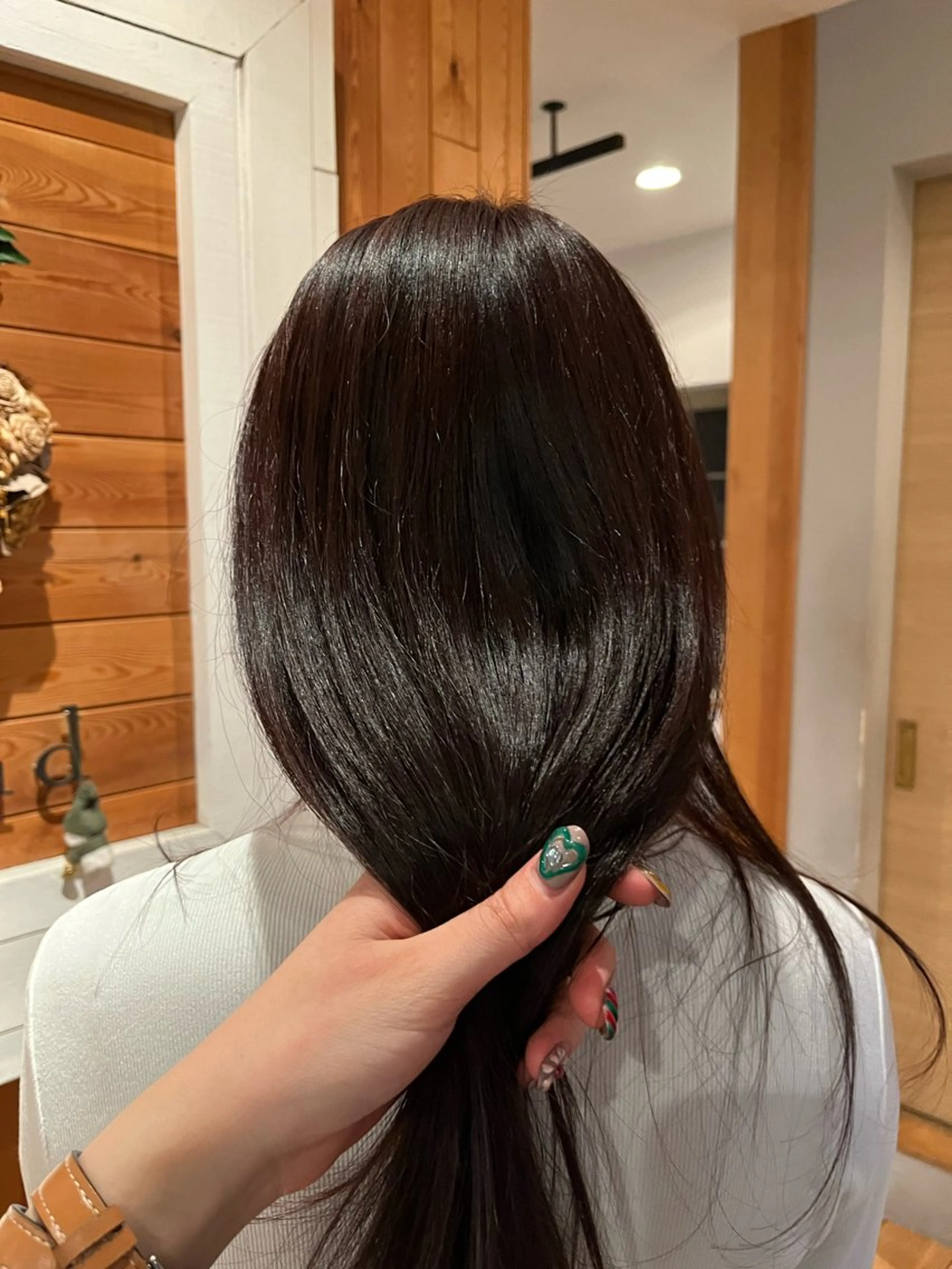 ロング カラー ブラウンカラー レッドカラー レッドブラウン 是永 コレナガのマツエク・マツパデザイン