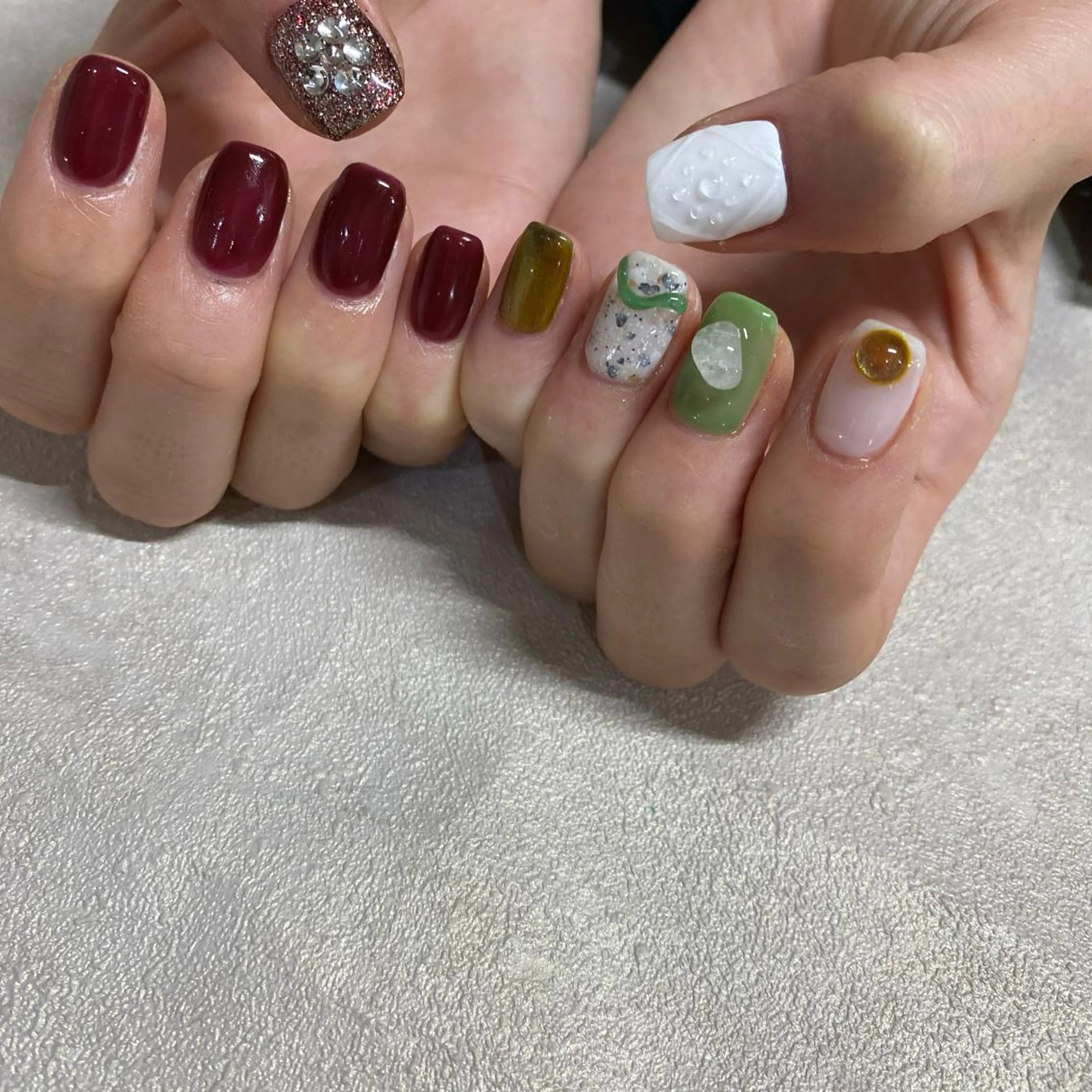 ネイル Amber21.所属・Nagahama Akariのネイルデザイン