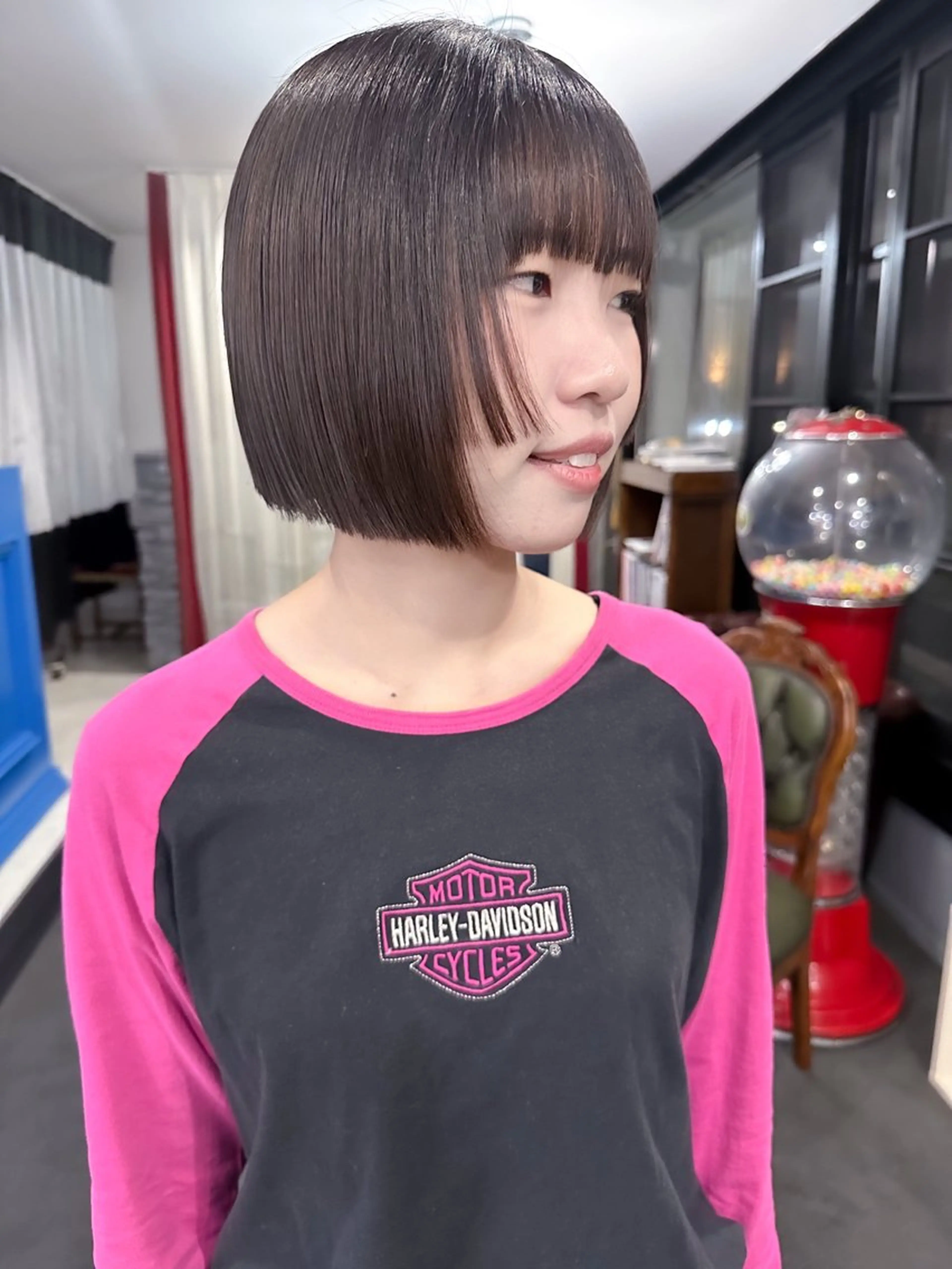 ショート 小顔カット 桒村 沙綾のヘアスタイル