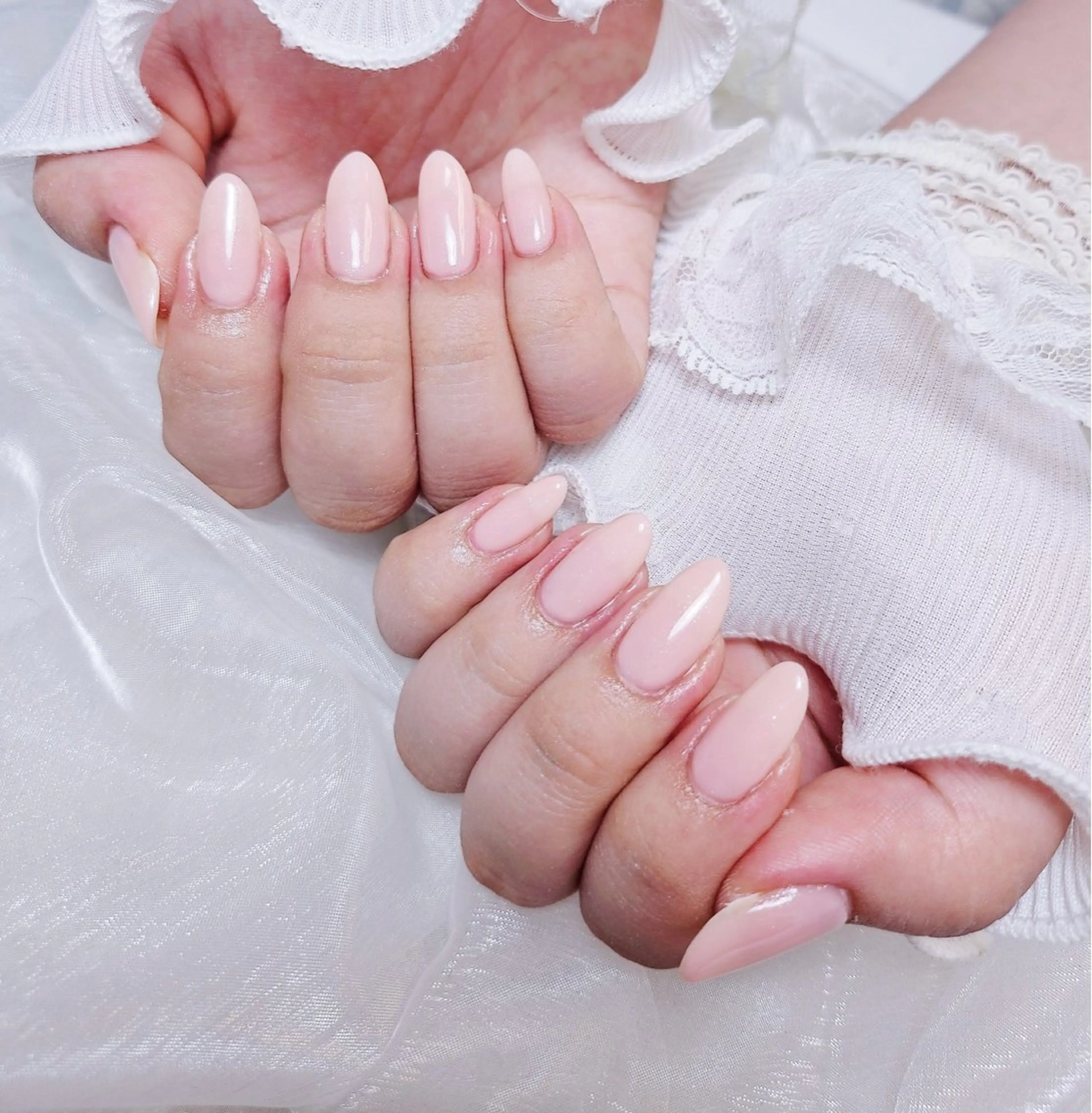 自爪🎀ワンカラー/ラメグラ💖オフ無しの写真